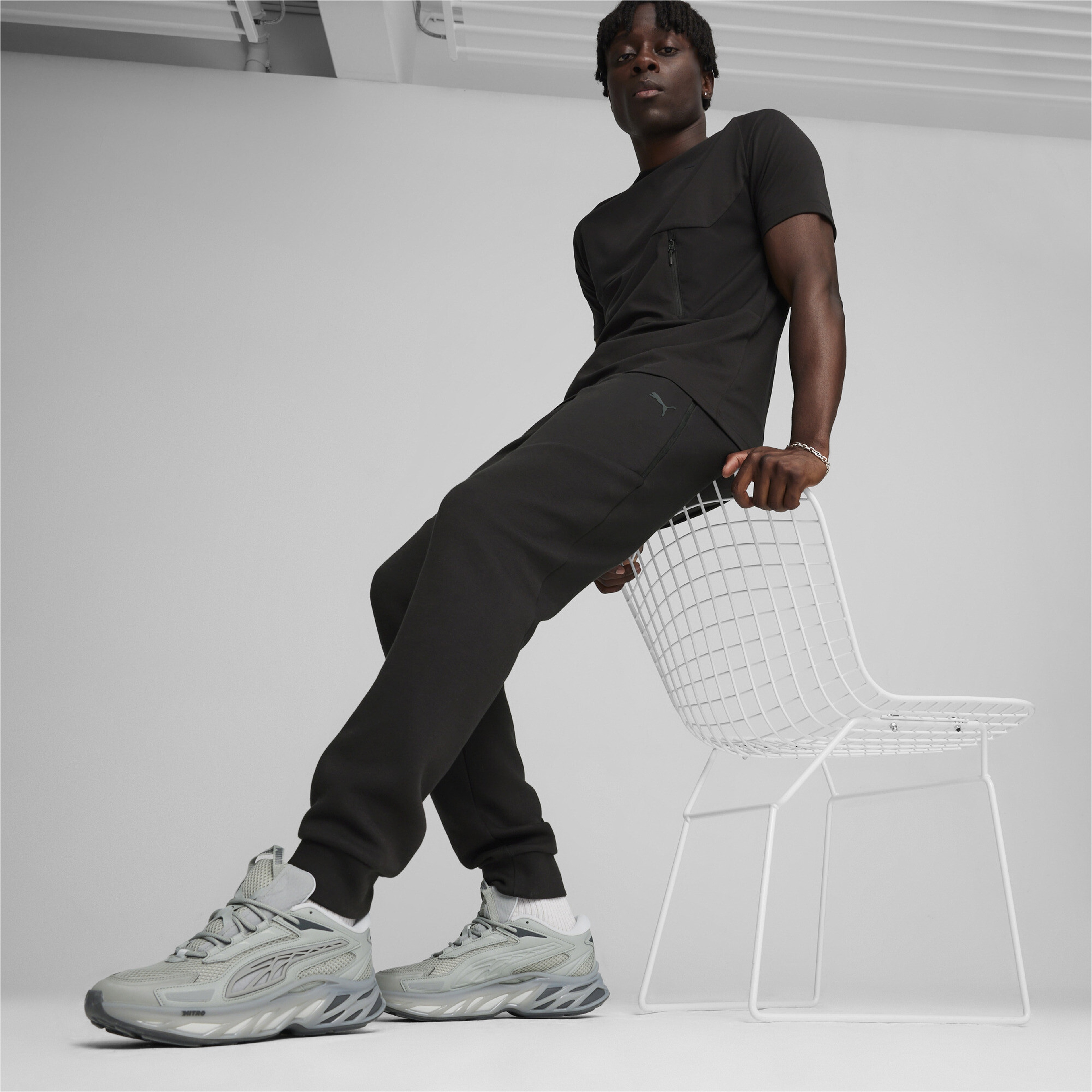 Puma Tech Track Erkek Siyah Eşofman Altı