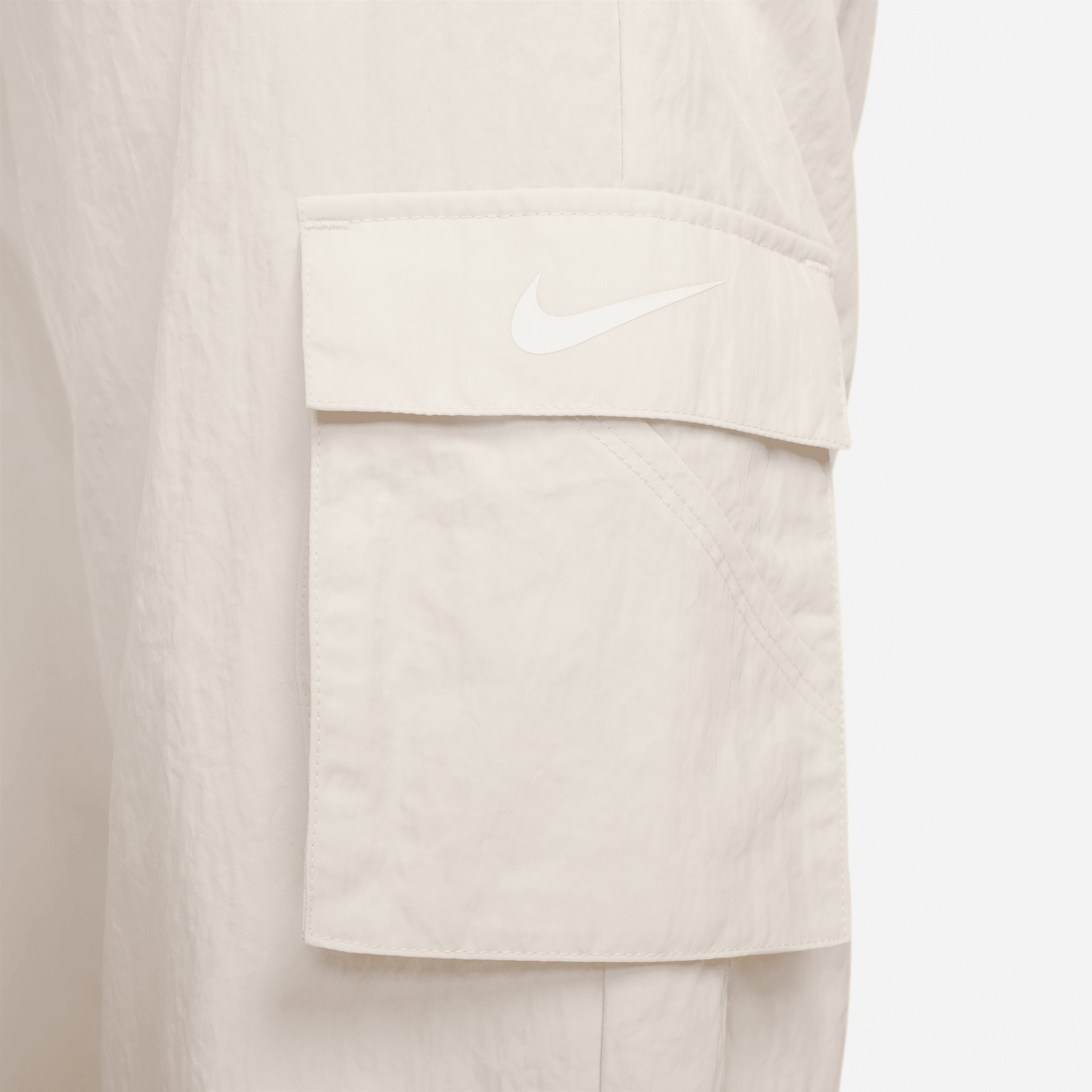 Nike Sportswear Essential Wvn Hr Pnt Cargo Kadın Krem Eşofman Altı