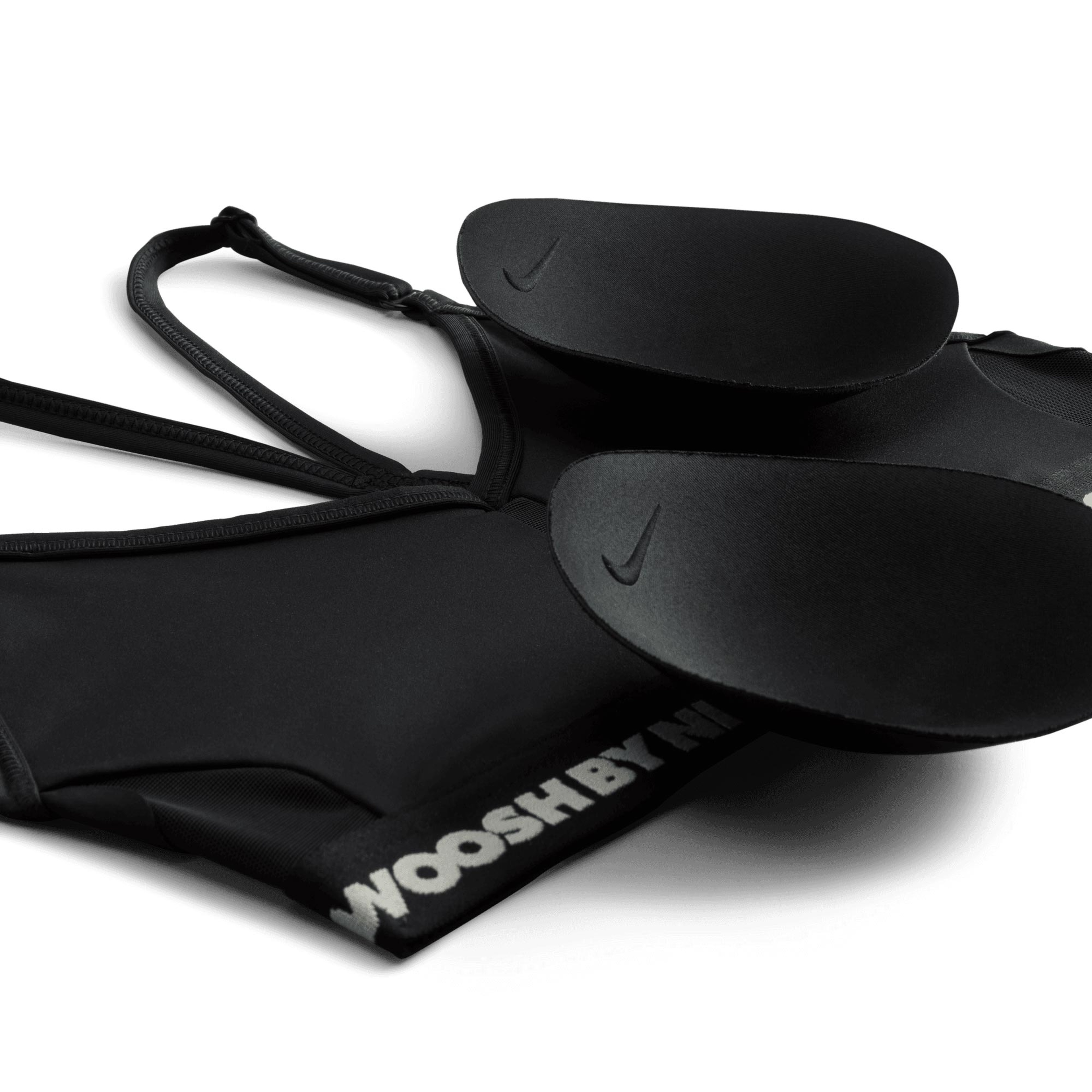 Nike Indy Light-Support Padded V-Neck Sports Kadın Siyah Bra