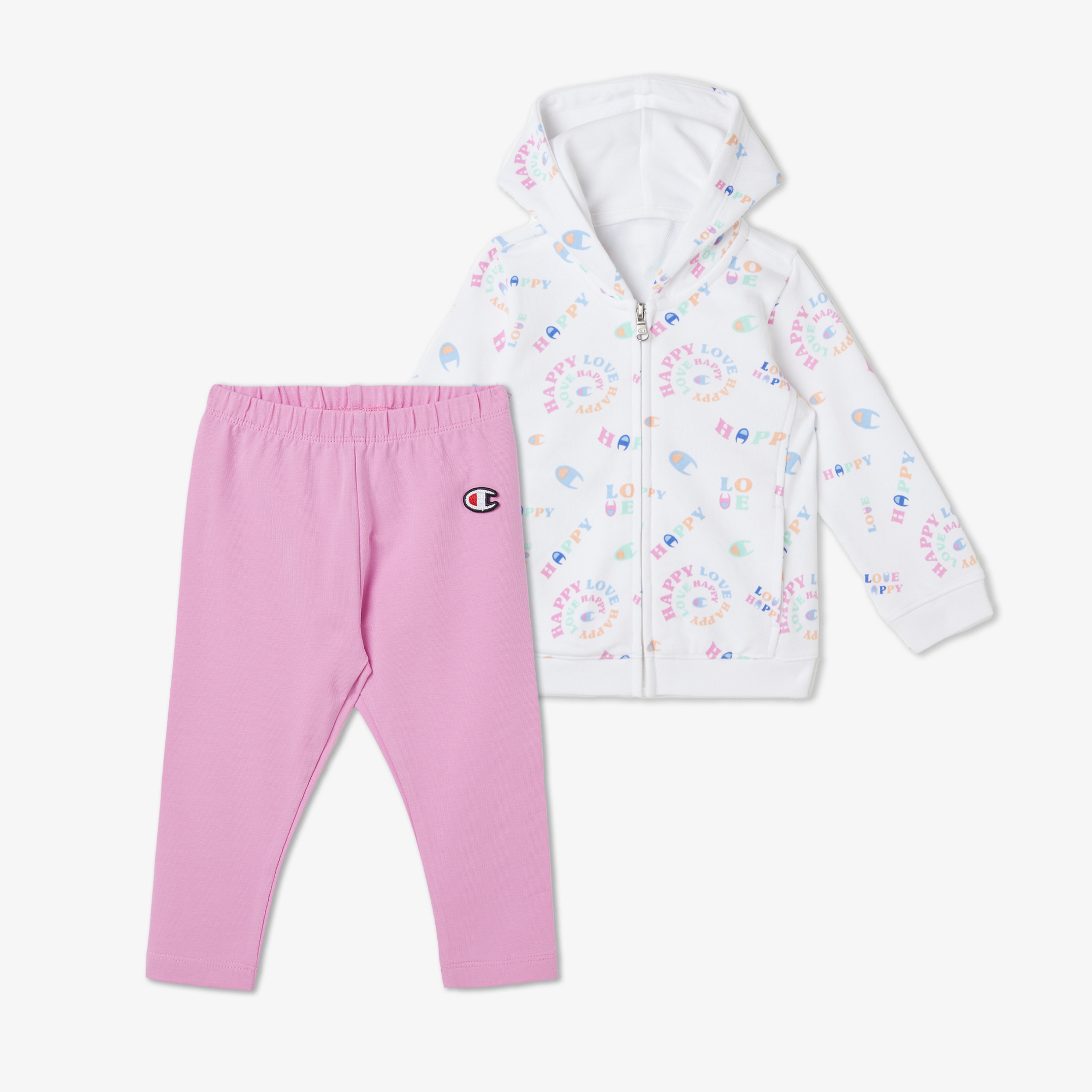 Champion Set Bebek Beyaz Eşofman Takımı