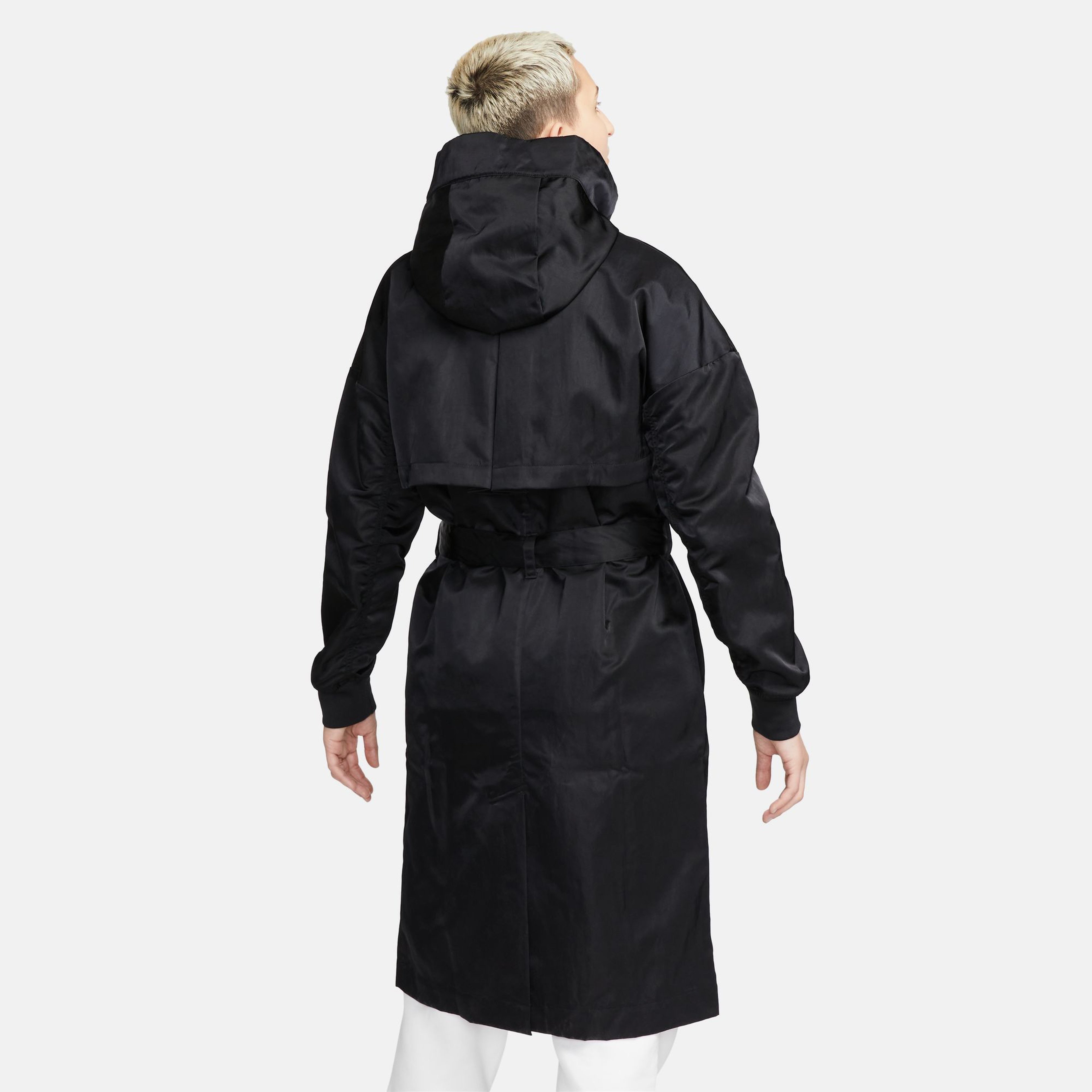 Nike Sportswear Essential Trench Kadın Siyah Ceket