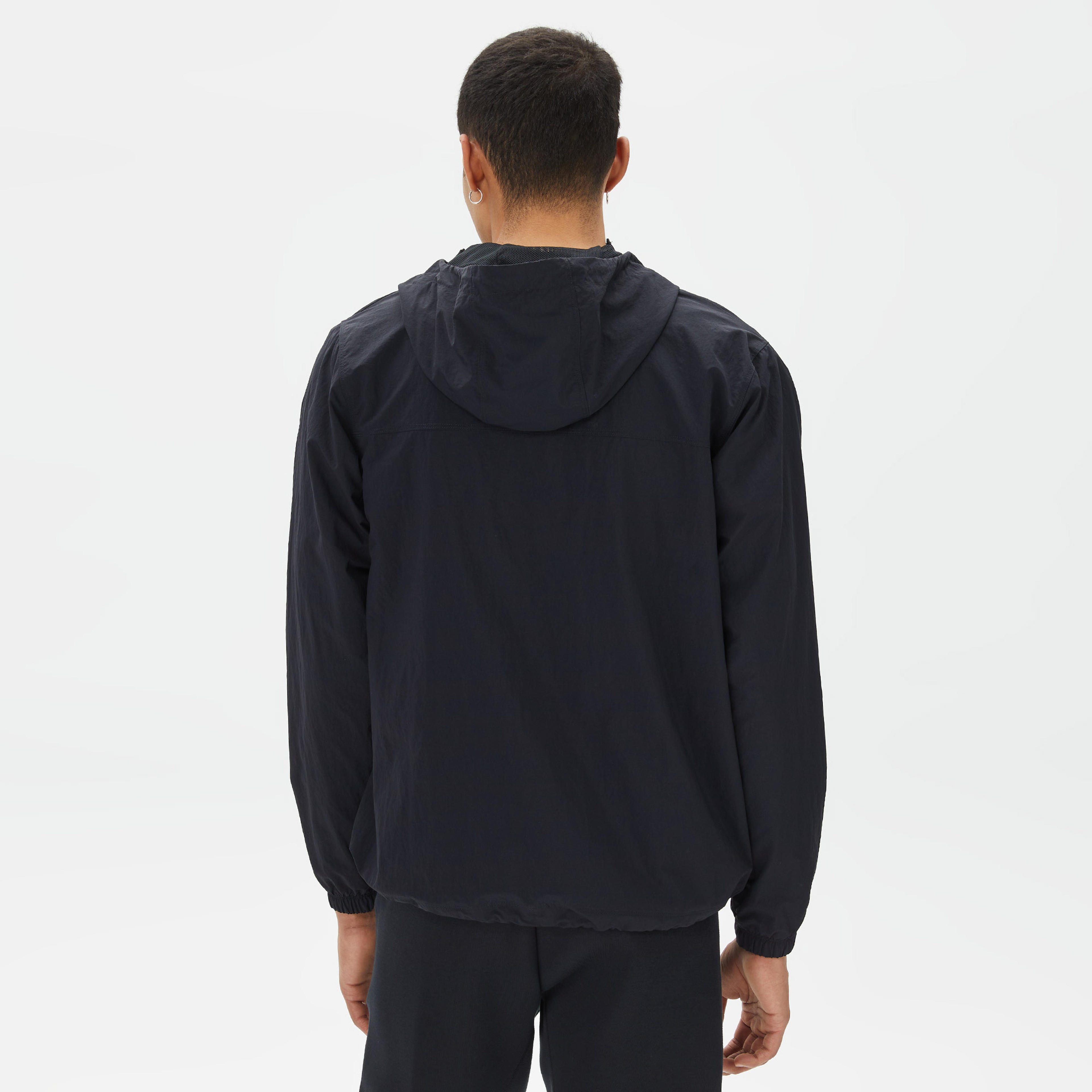 Nike Club Woven Full Zip Erkek Siyah Ceket