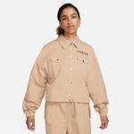 Nike Sportswear Air Woven Mod Crop Kadın Kahverengi Ceket