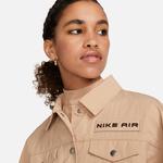Nike Sportswear Air Woven Mod Crop Kadın Kahverengi Ceket