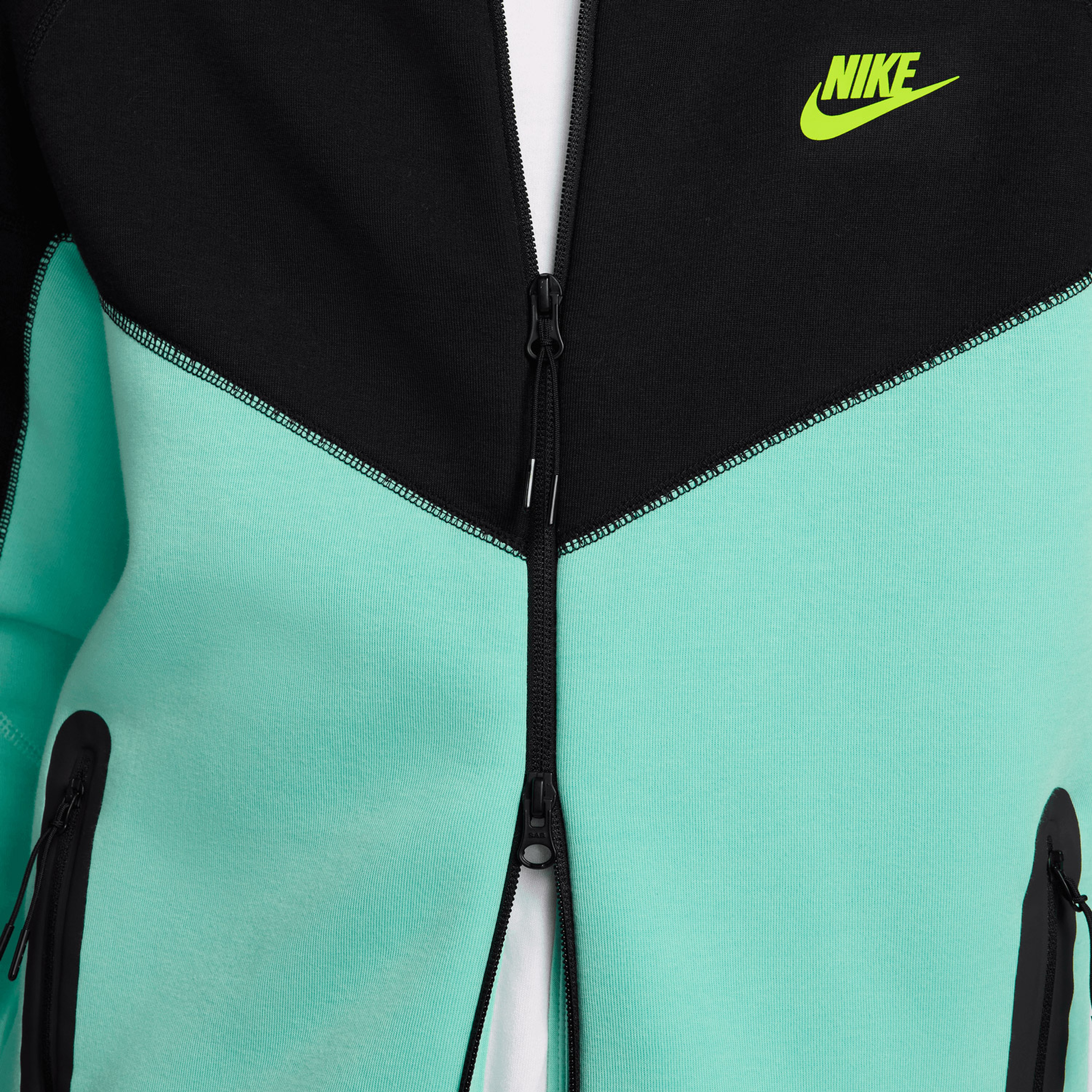 Nike Sportswear Tech Fleece Windrunner Erkek Yeşil Eşofman Üstü