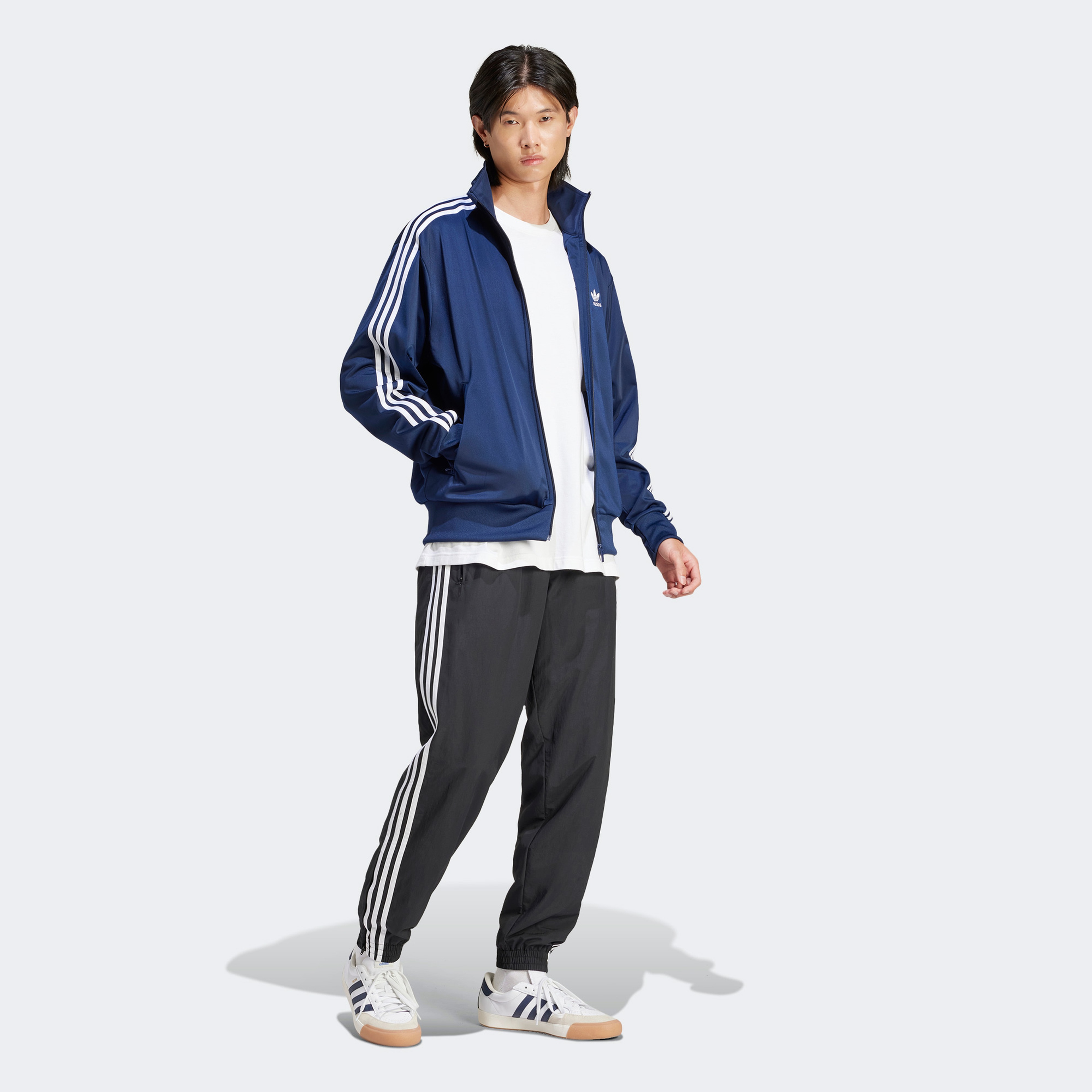 adidas Adicolor Classics Firebird Erkek Mavi Eşofman Üstü