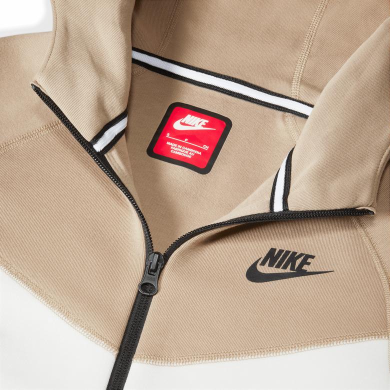 Nike Sportswear Tech Flc Fz Çocuk Beyaz Eşofman Üstü