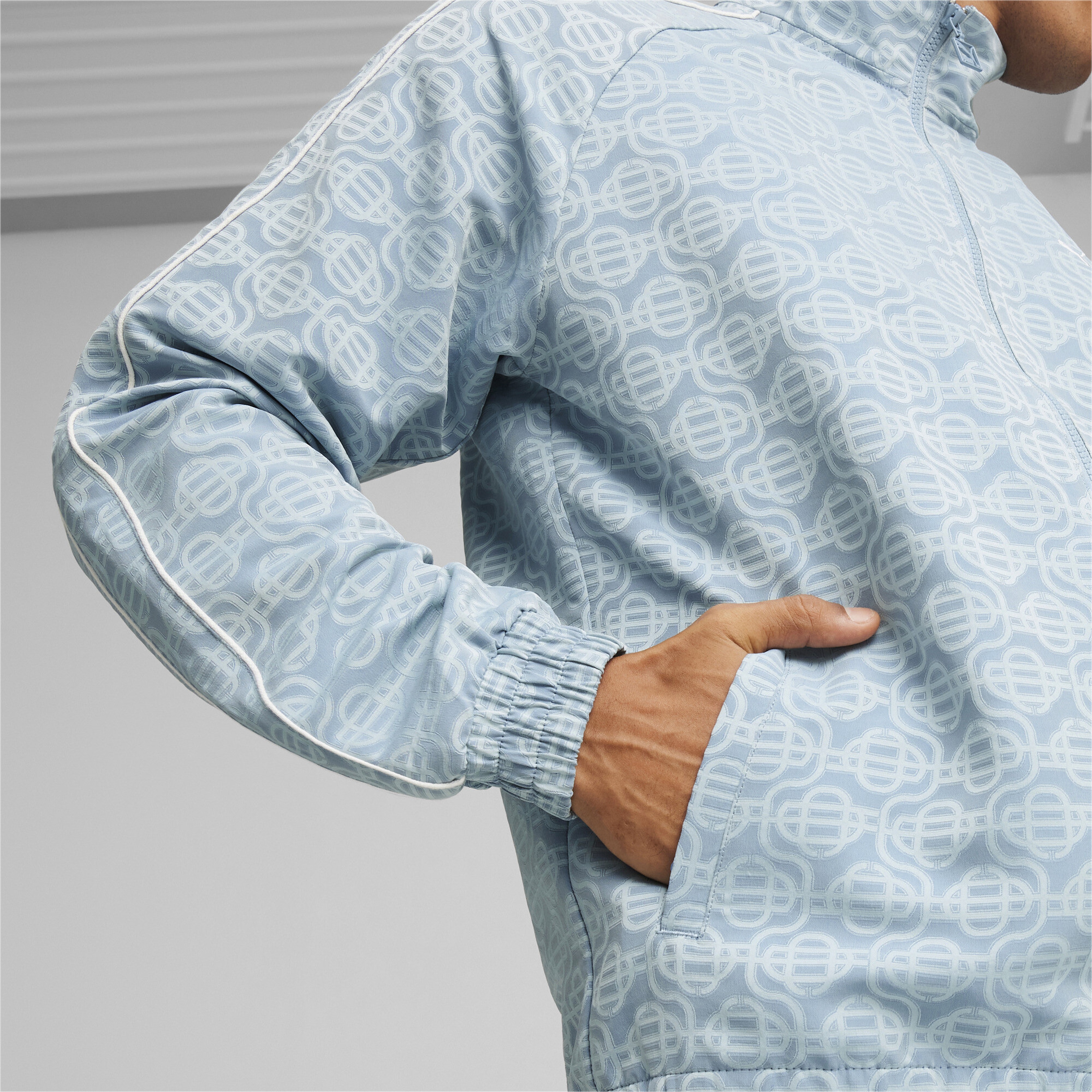 Puma X Ptc T7 Aop Erkek Mavi Eşofman Üstü