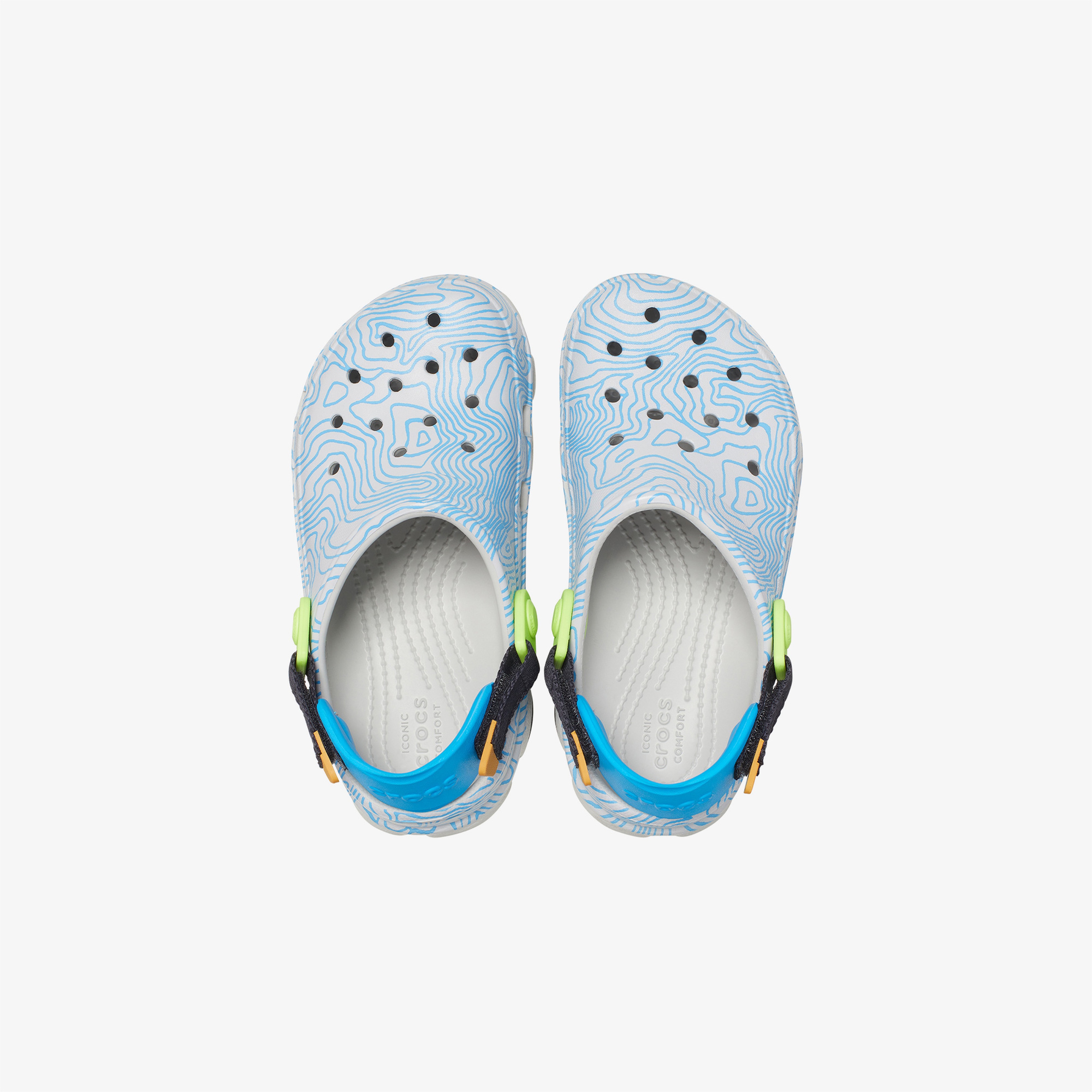 Crocs Allerrainopographic Bebek Mavi Terlik