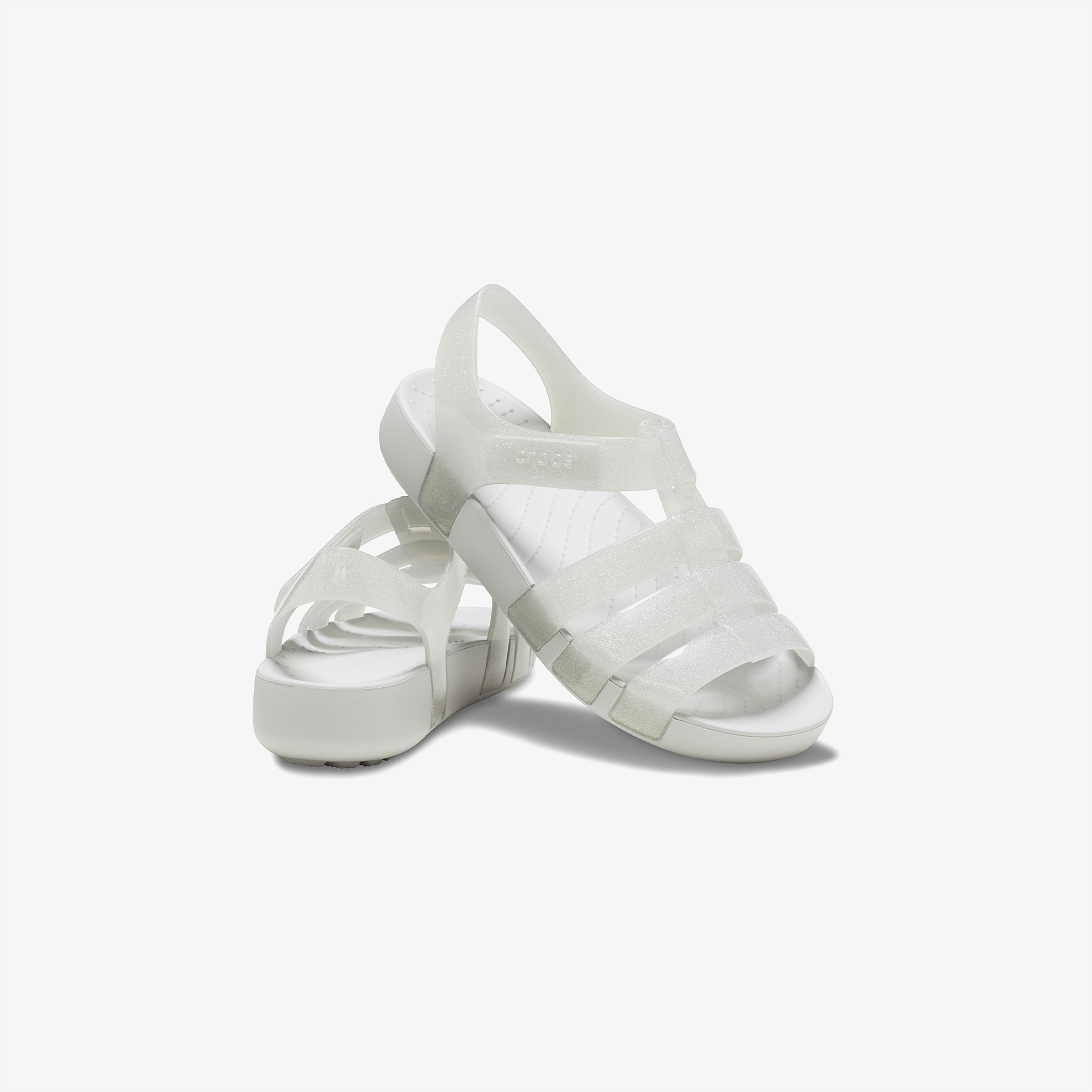 Crocs Isabella Glitter K Çocuk Gri Sandalet