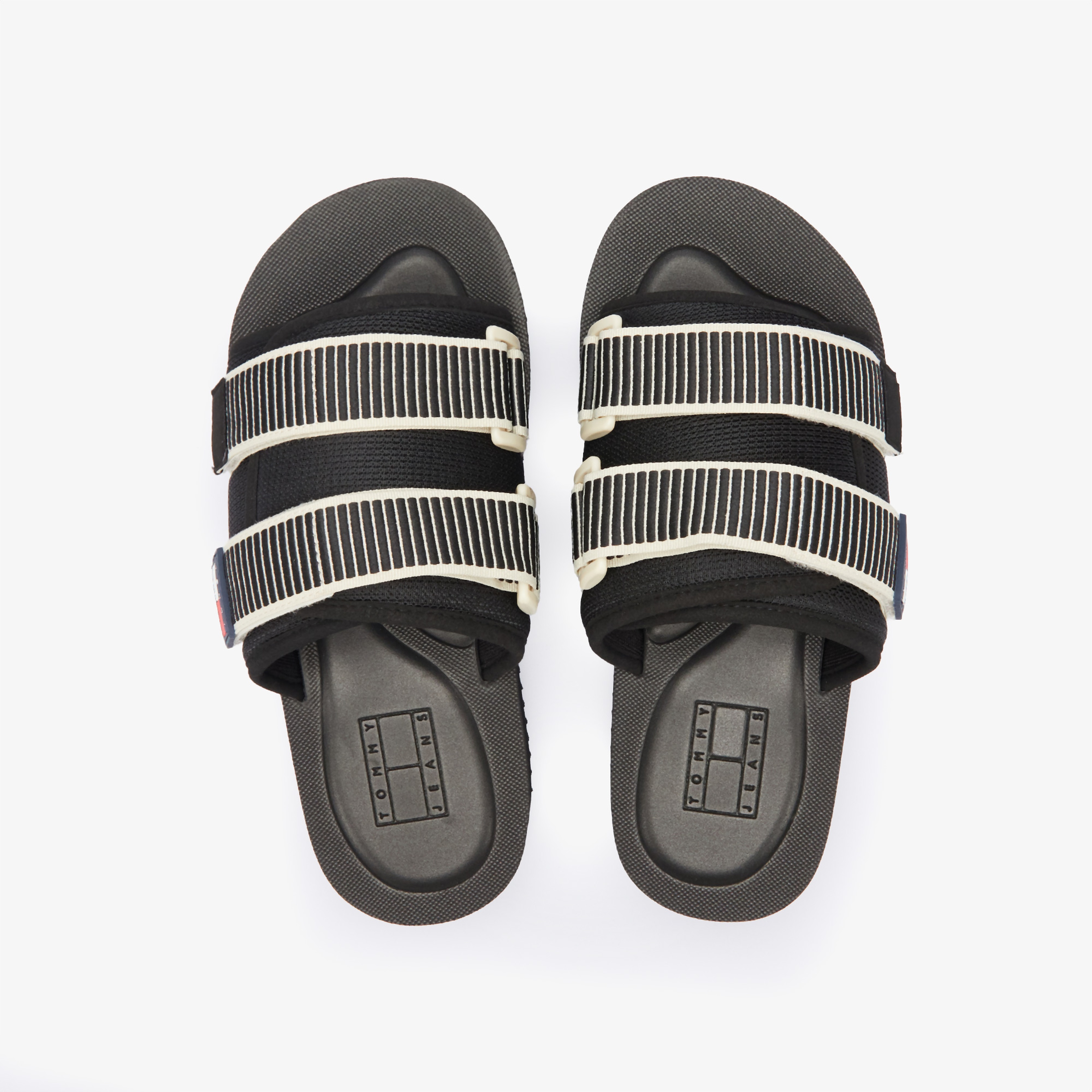 Tommy Jeans Casual Erkek Siyah Sandalet