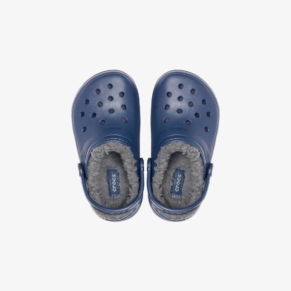 Crocs Classic Lined Clog Çocuk Lacivert Terlik