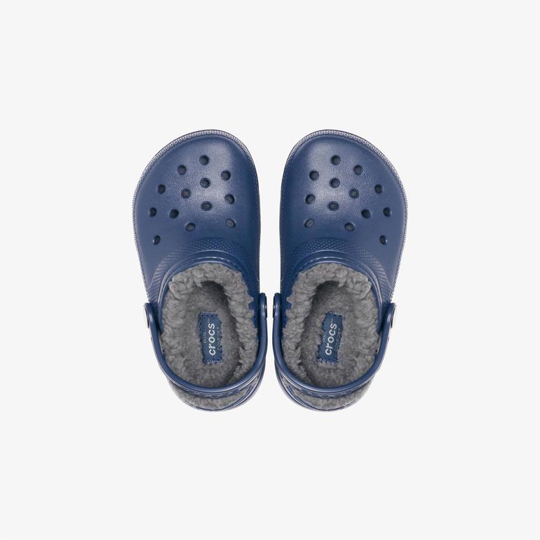 Crocs Classic Lined Clog Çocuk Lacivert Terlik