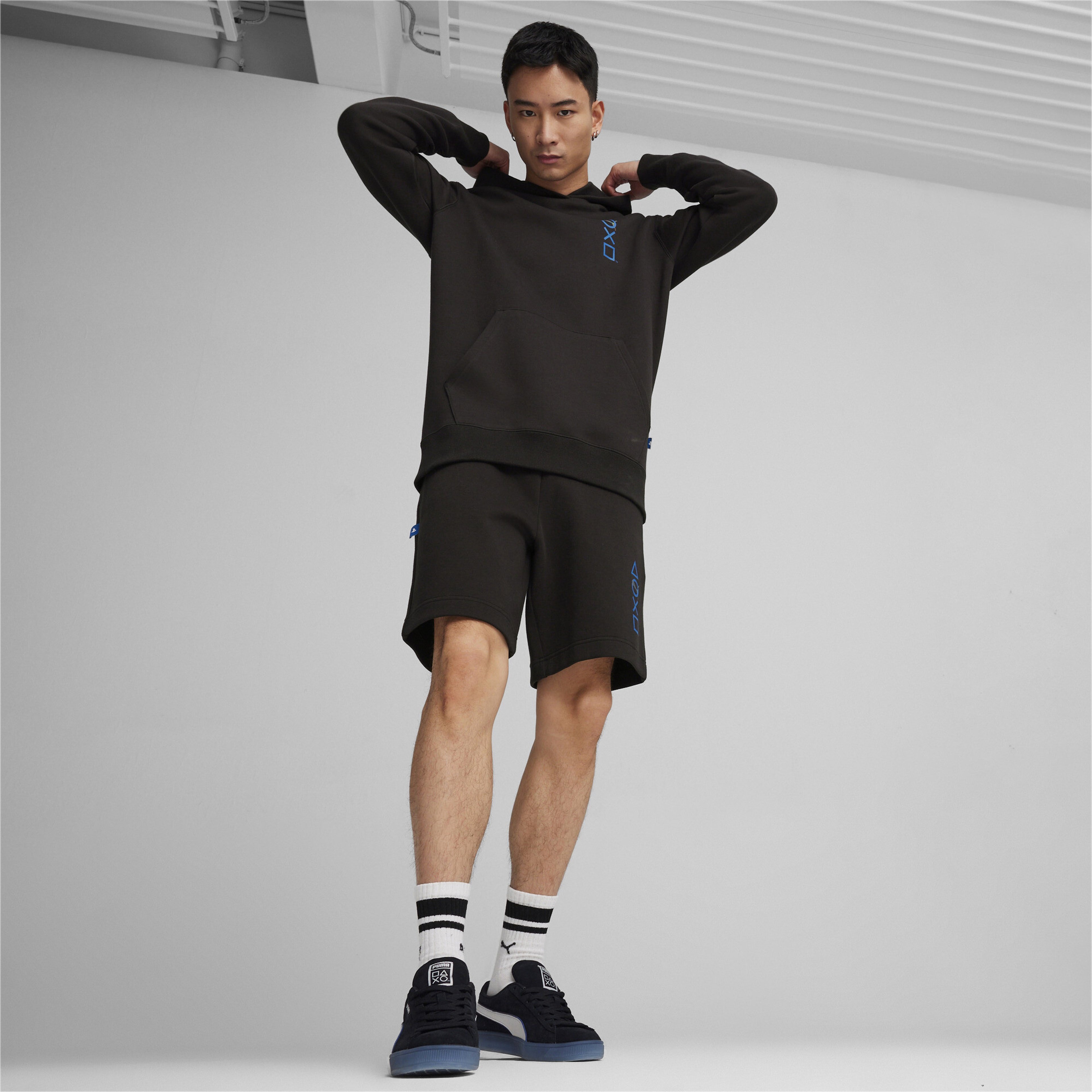 Puma X Playstation Erkek Siyah Hoodie