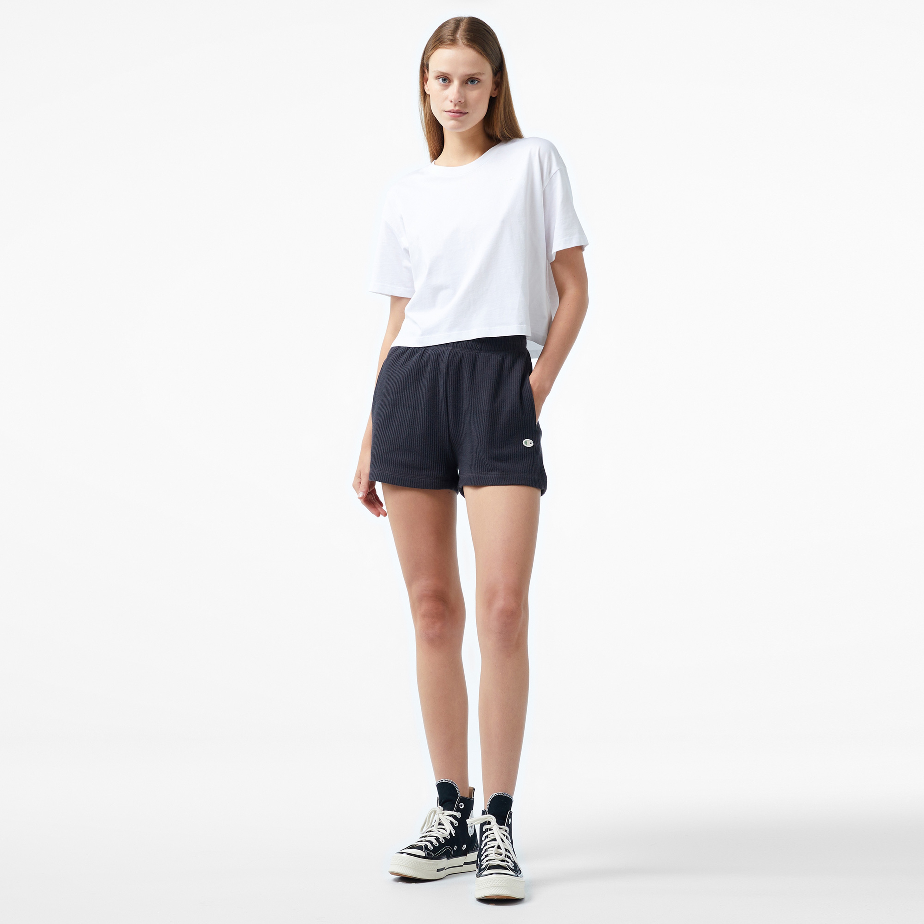 Champion Classic Kadın Gri Şort