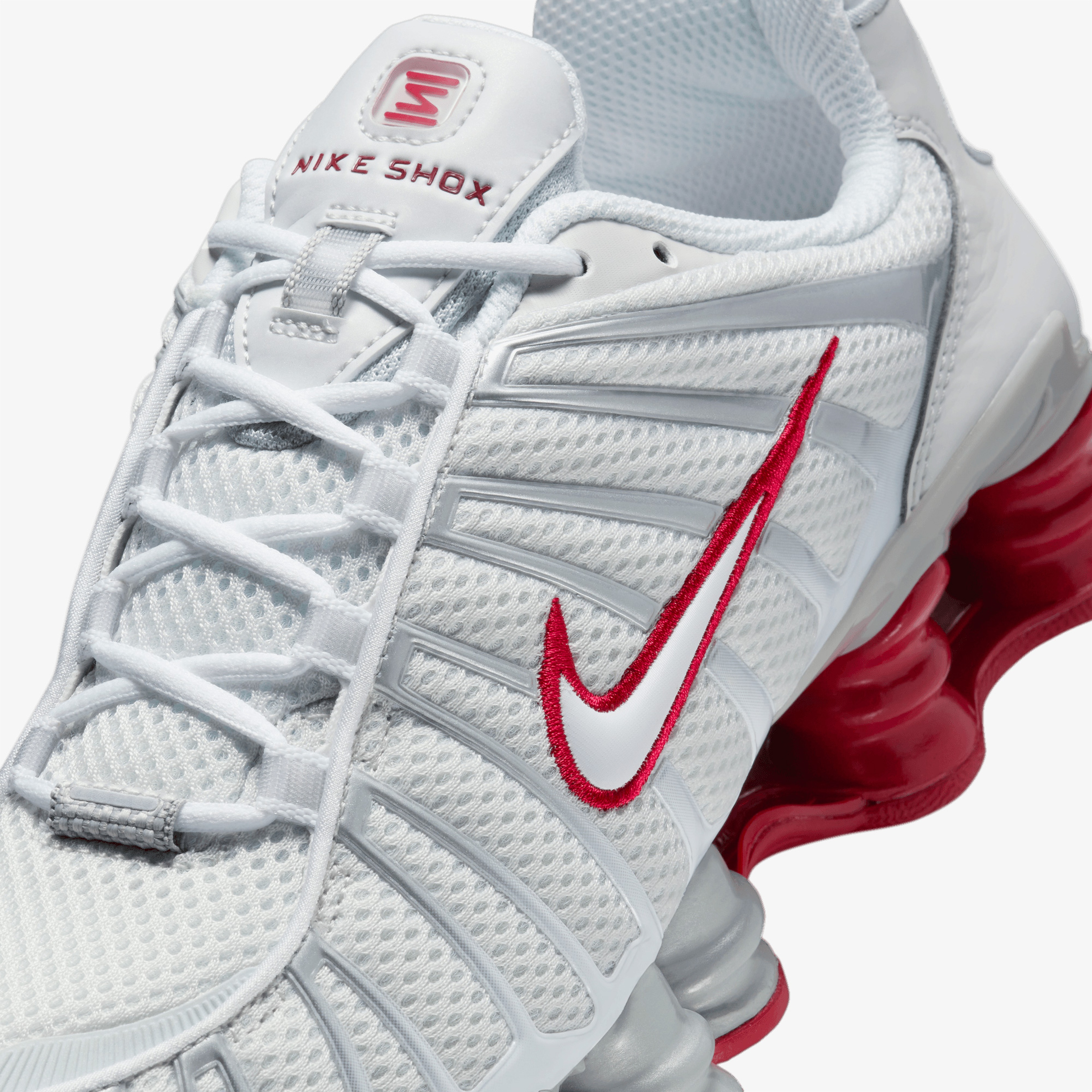 Nike Shox TL Sportswear Kadın Kırmızı/Beyaz Spor Ayakkabı