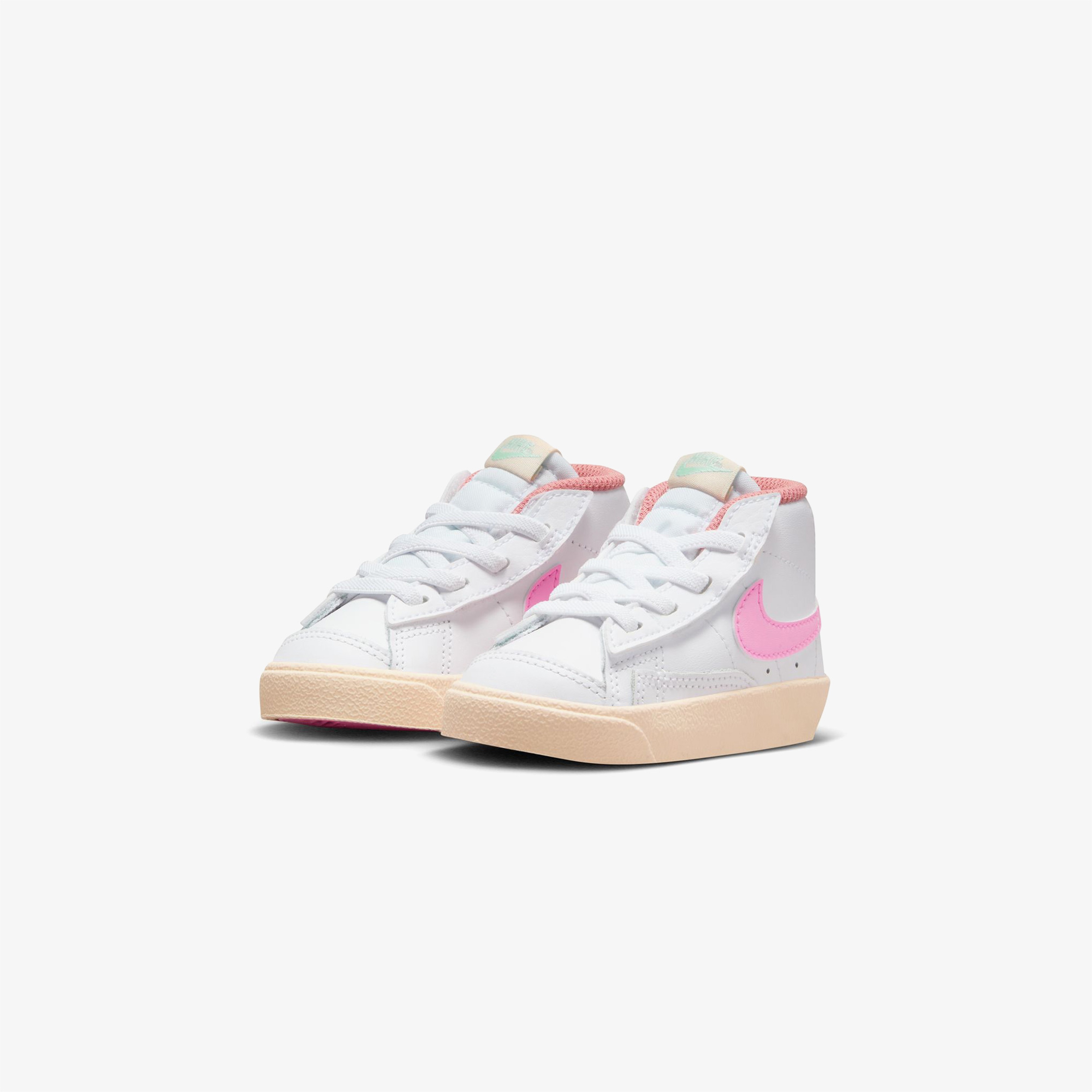 Nike Blazer Mid 77 Vintage Nas Bebek Beyaz/Pembe Spor Ayakkabı