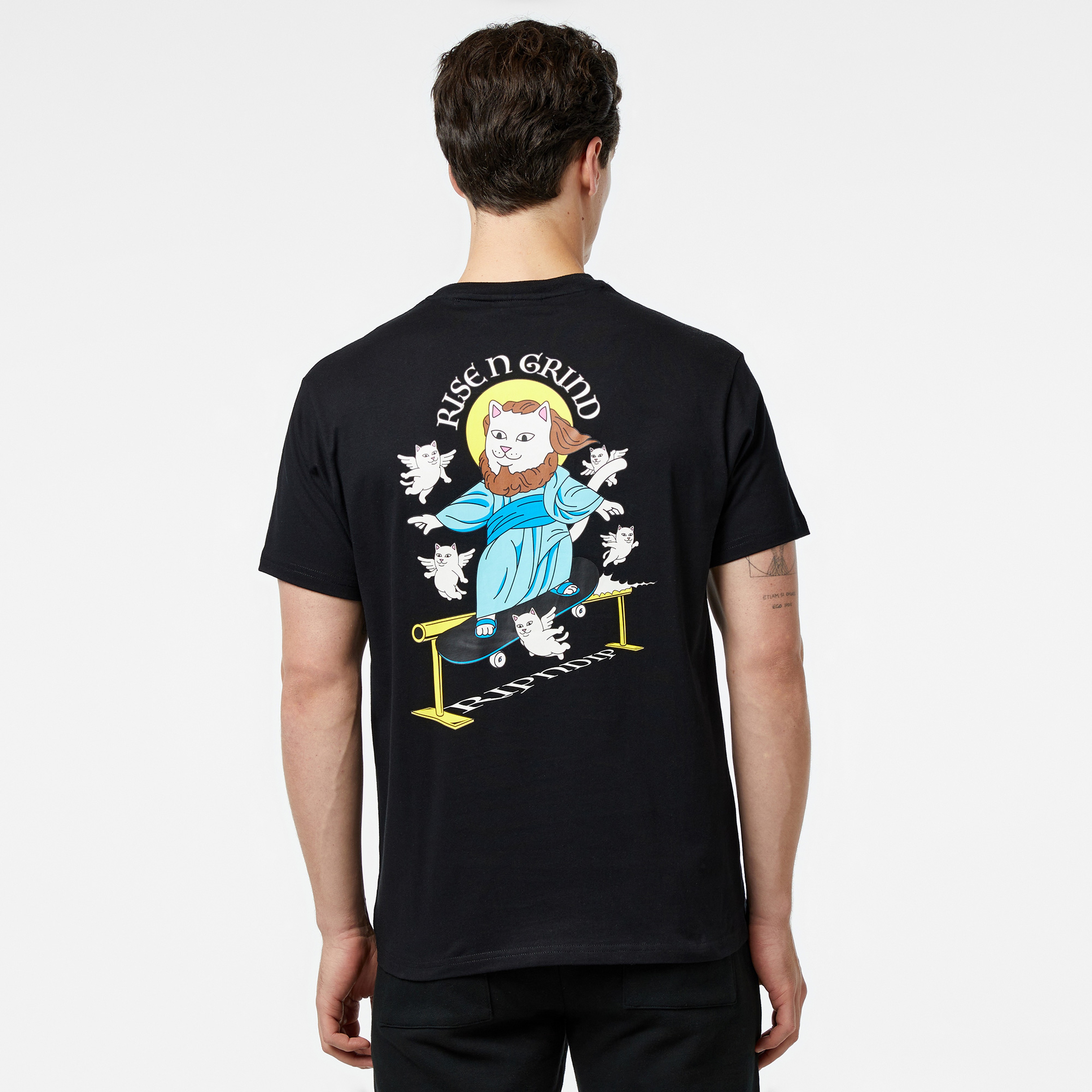 Ripndip Rise N Grind Erkek Siyah T-Shirt