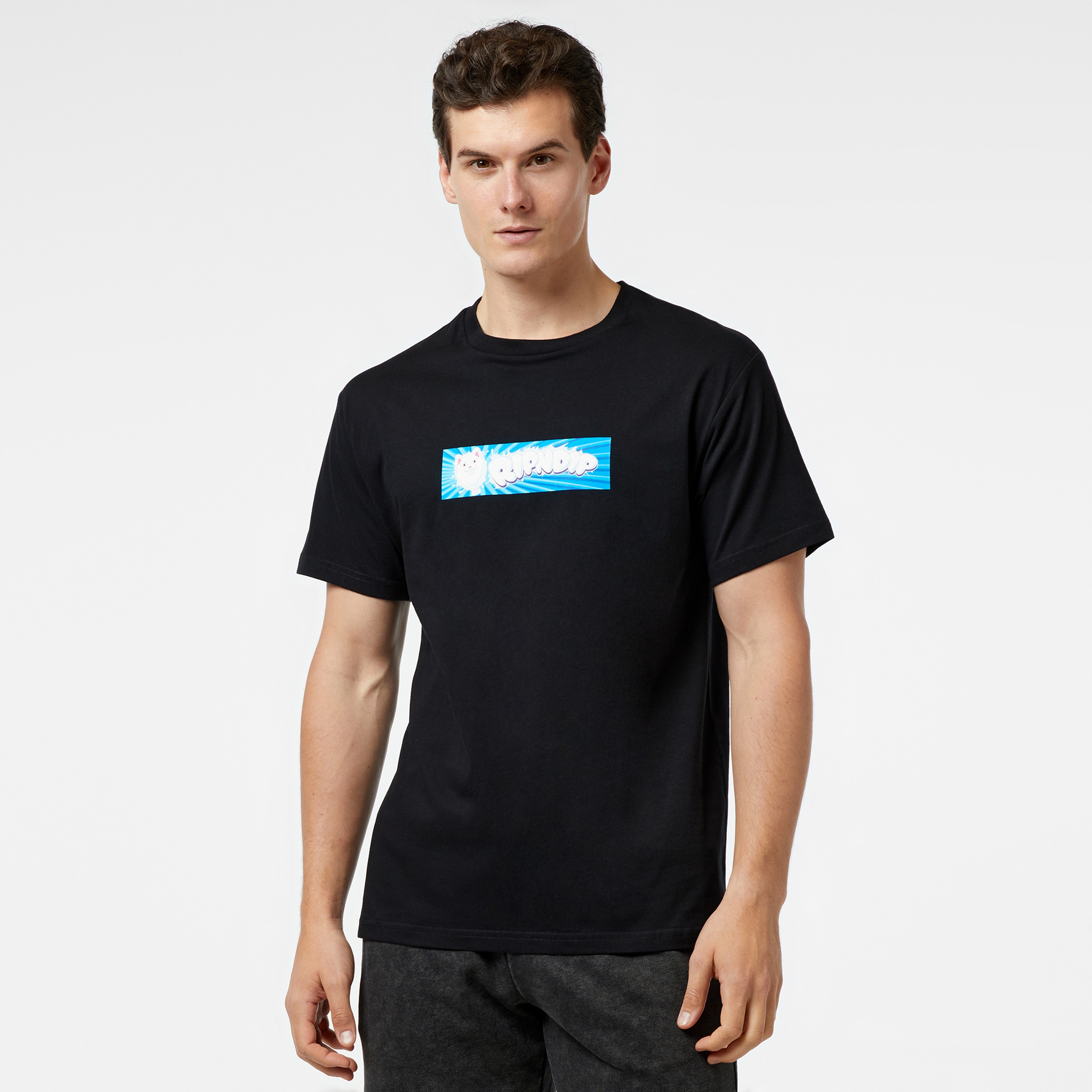 Ripndip Nerm Balloon Head Erkek Siyah T-Shirt