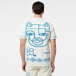 Ripndip Blonded Knitted Button Up Erkek Beyaz Gömlek