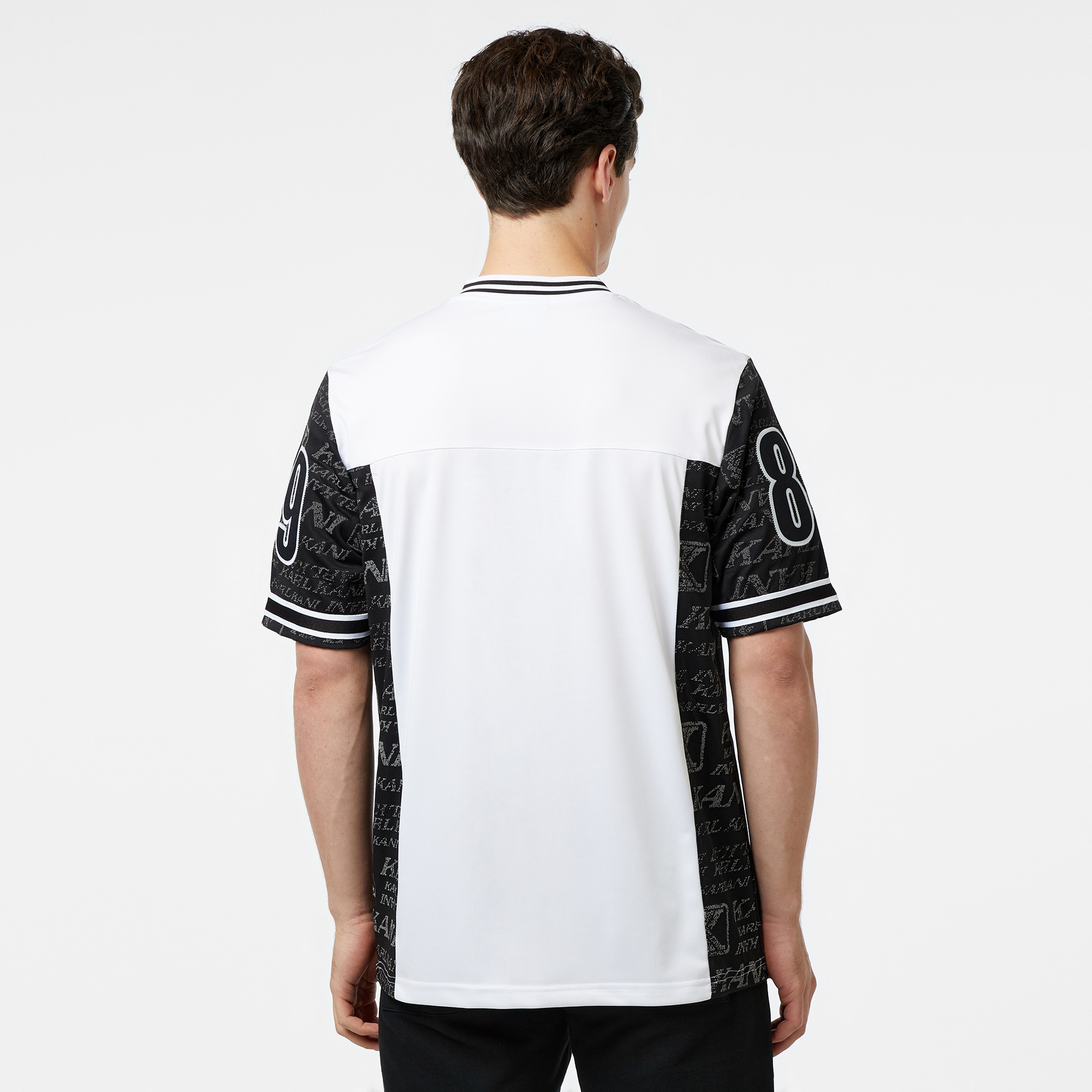 Karl Kani Og Block Logo Jersey Erkek Siyah Gömlek