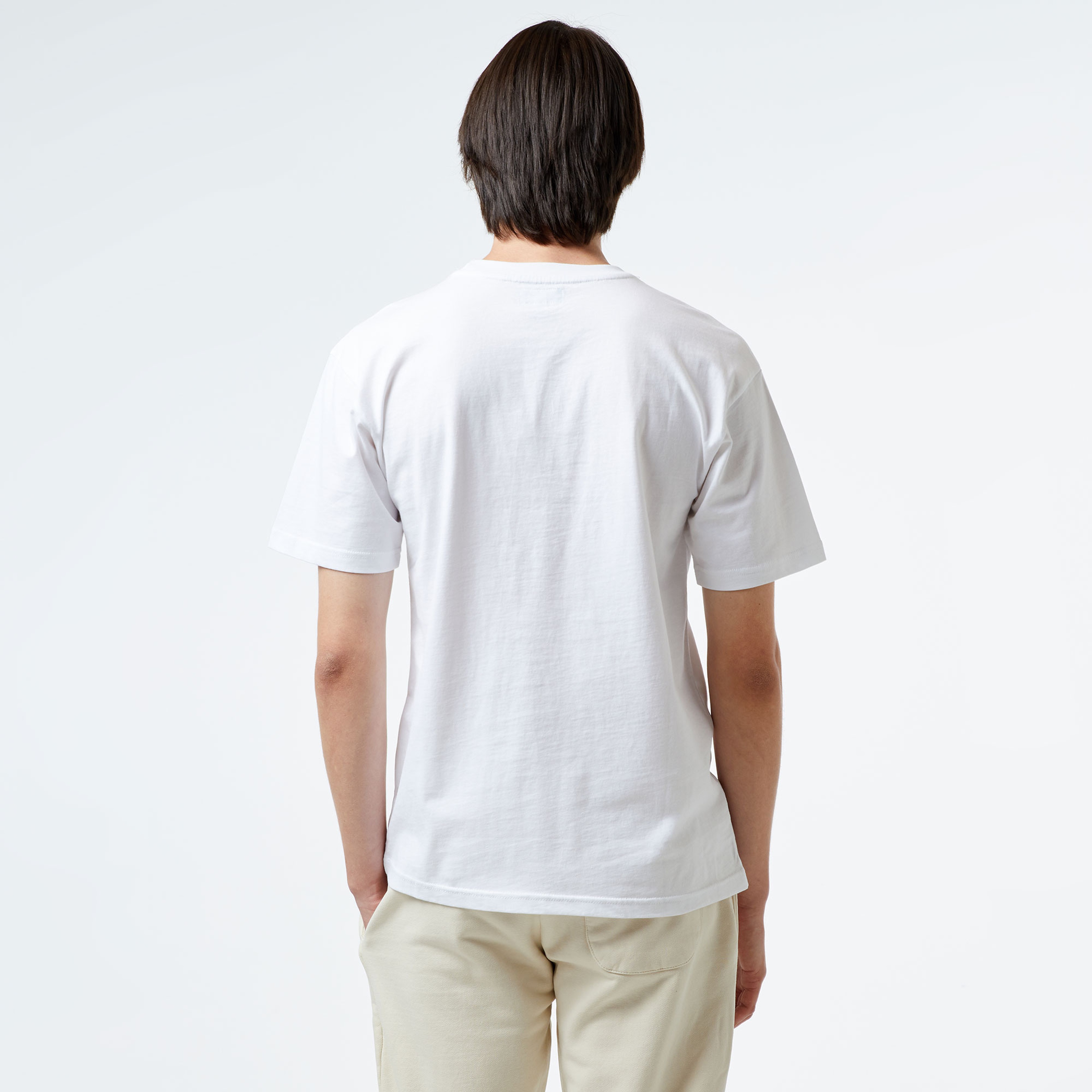 Market Hardware Pocket Erkek Beyaz T-Shirt