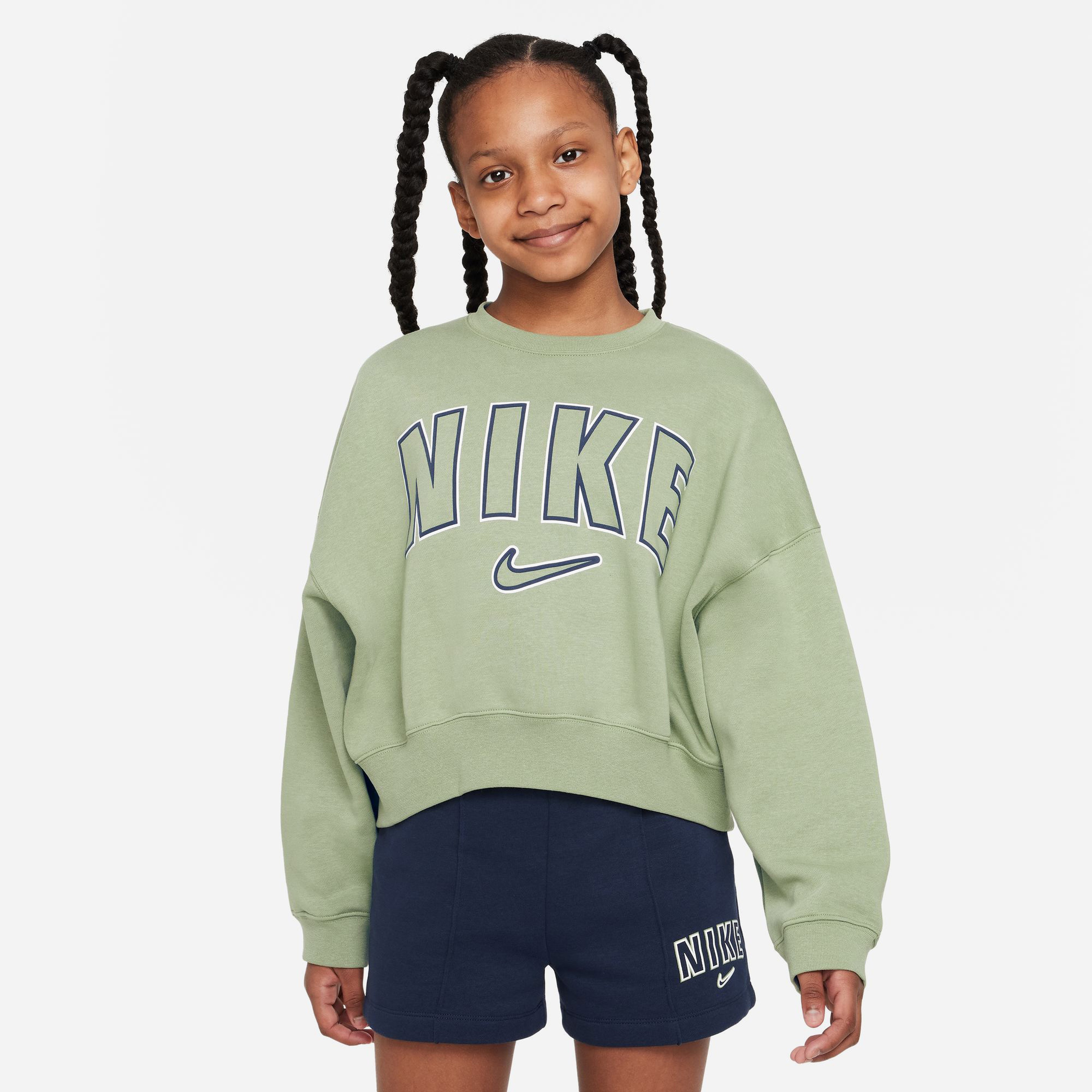 Nike Sportswear Çocuk Yeşil Sweatshirt