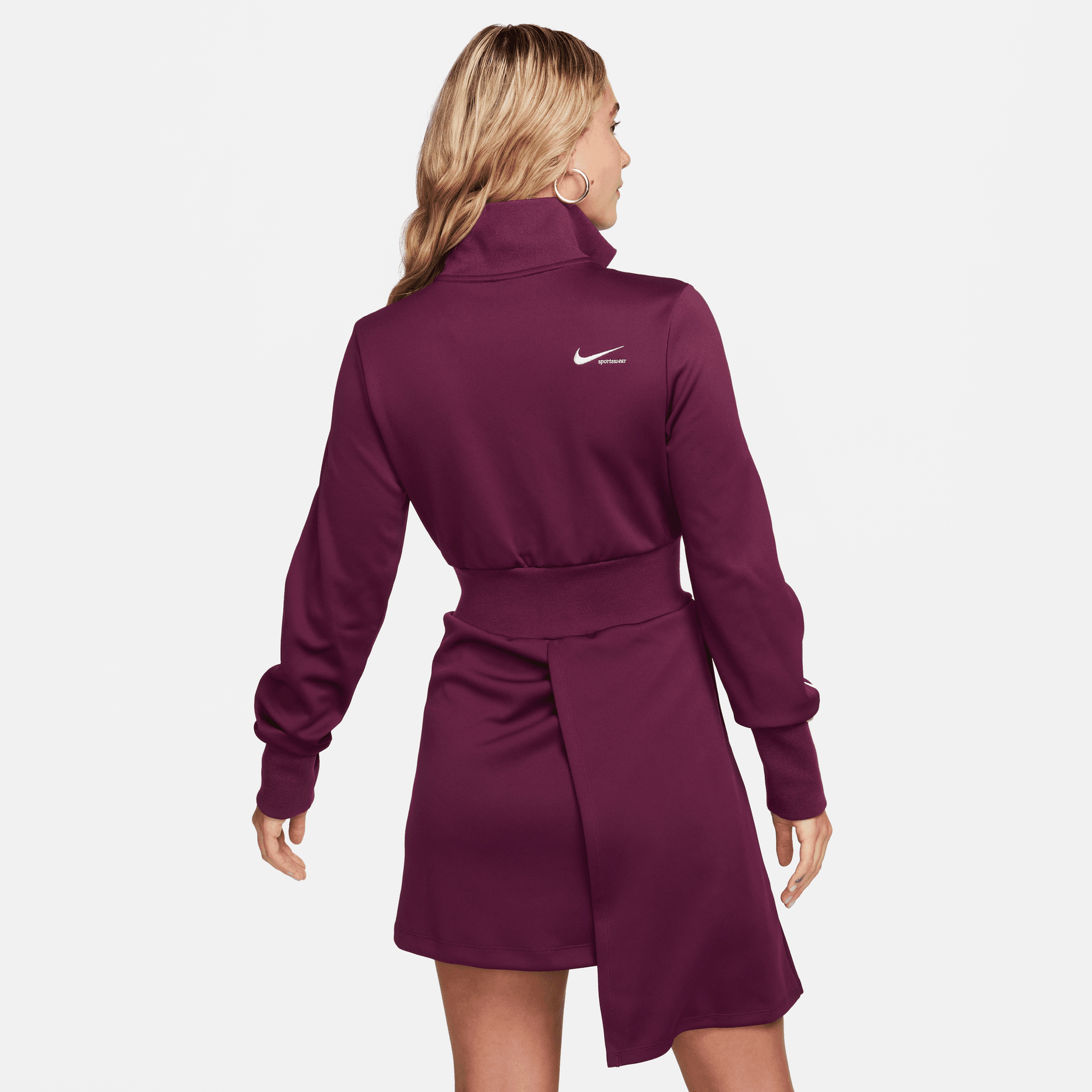 Nike Sportswear Collection Assym Kadın Kırmızı/Pembe Elbise