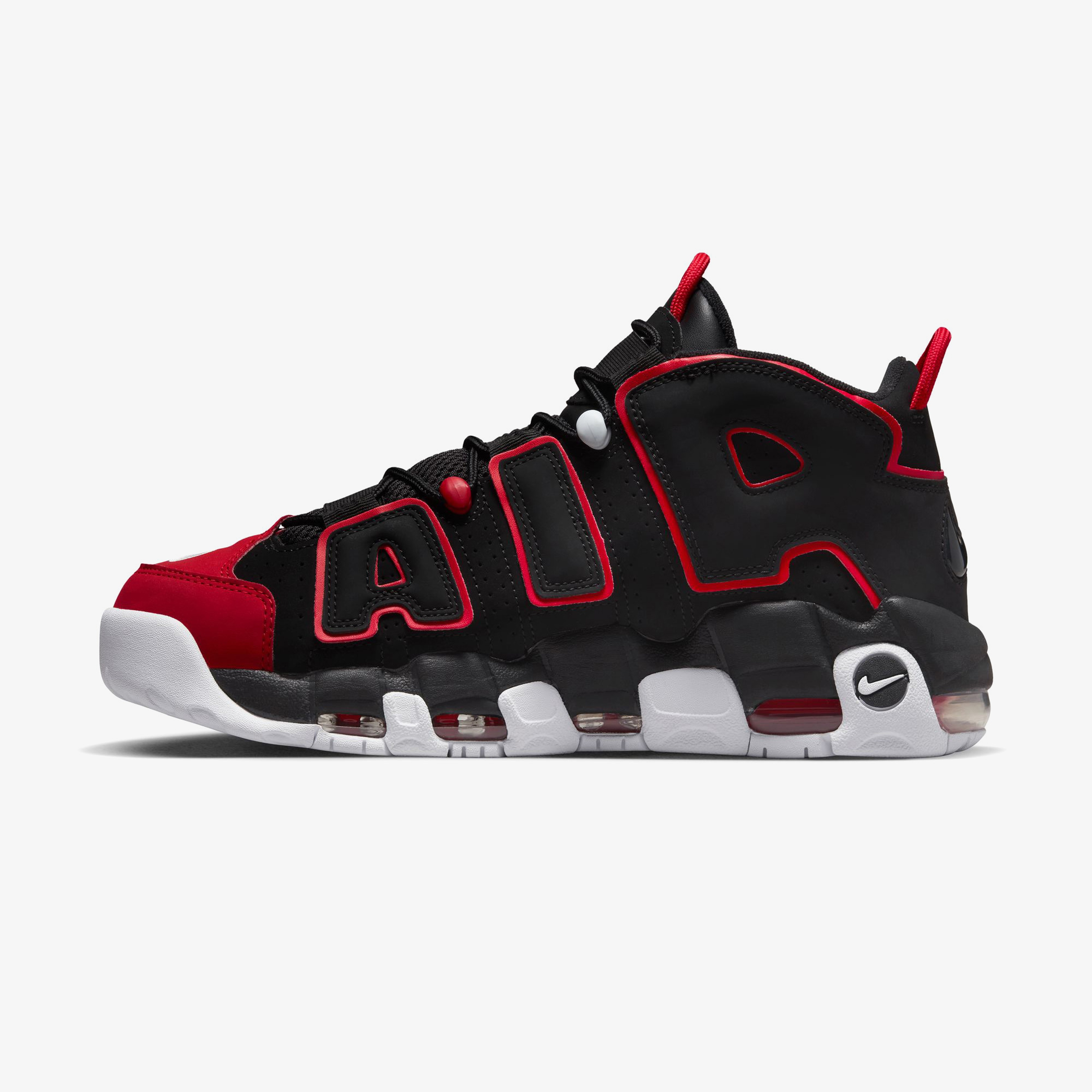 Nike Air More Uptempo 96 Erkek Siyah Spor Ayakkabı