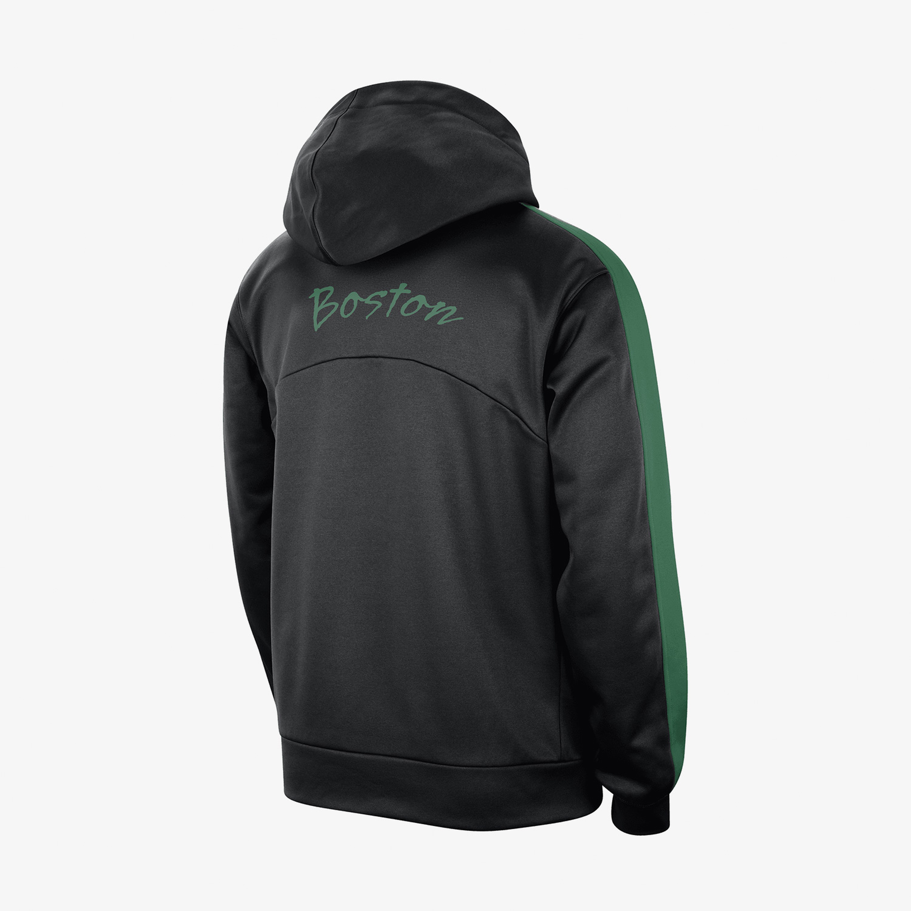 Nike Boston Celtics Therma Fit Pullover Erkek Siyah Hoodie