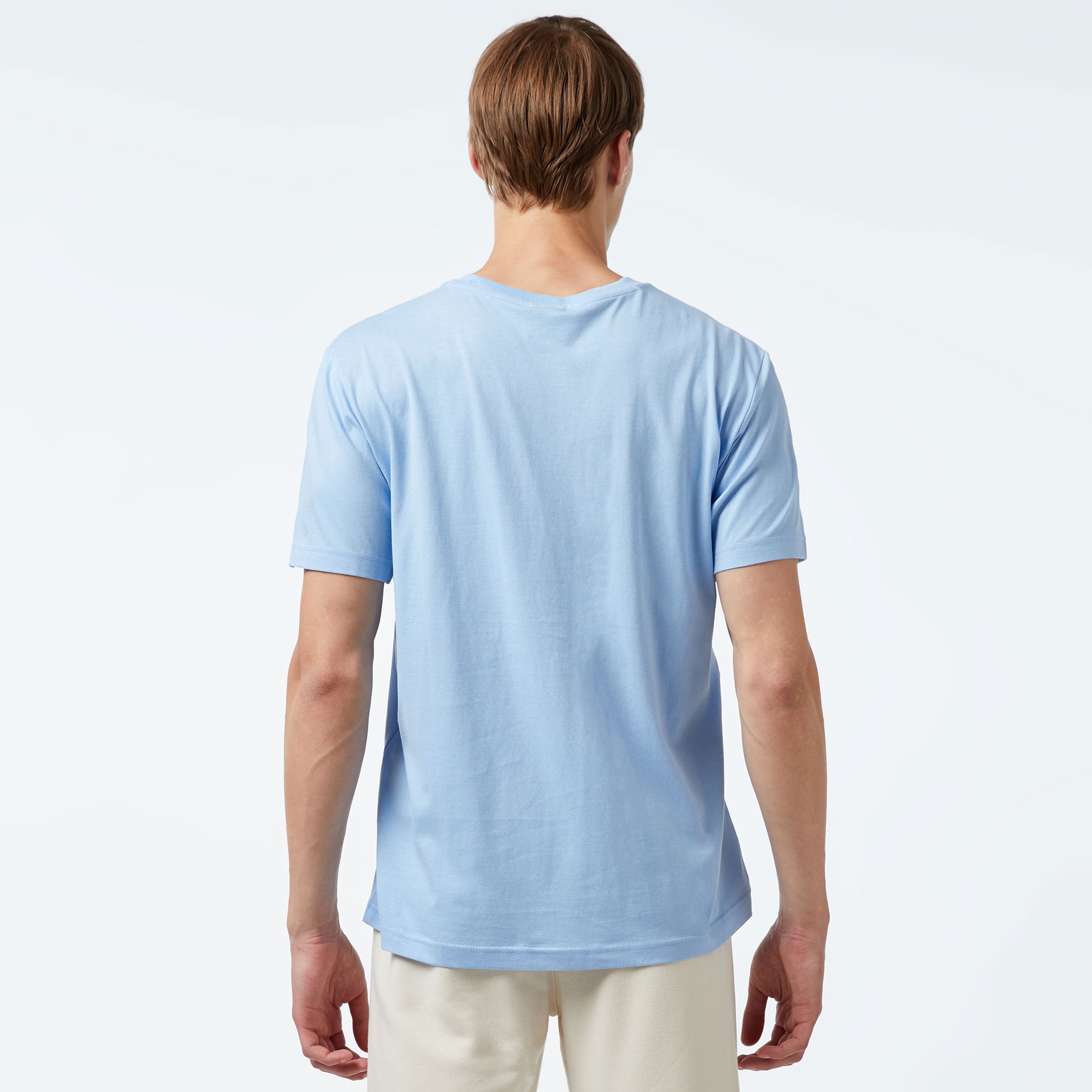Champion Crewneck Erkek Mavi T-Shirt