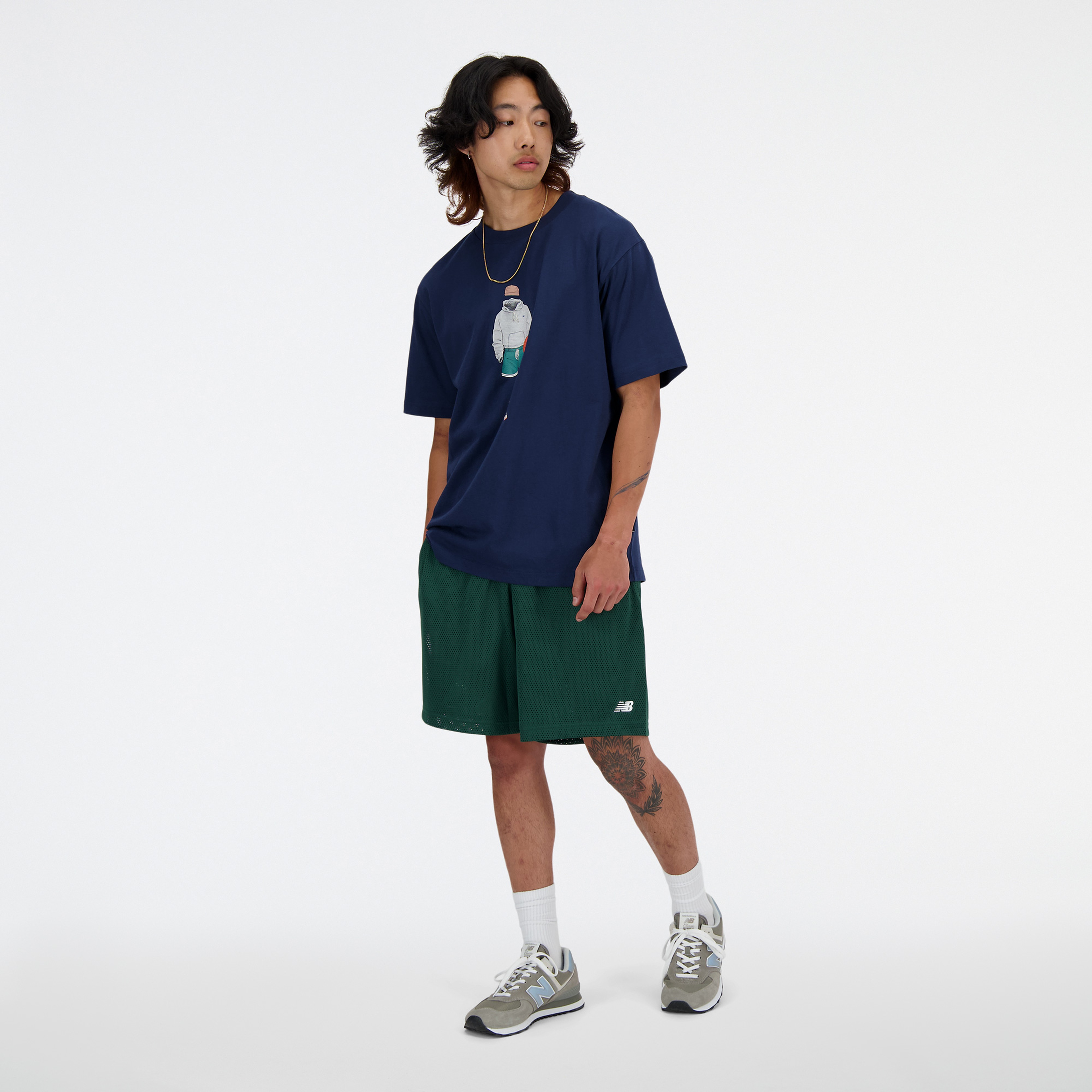 New Balance Unisex Lacivert T-Shirt