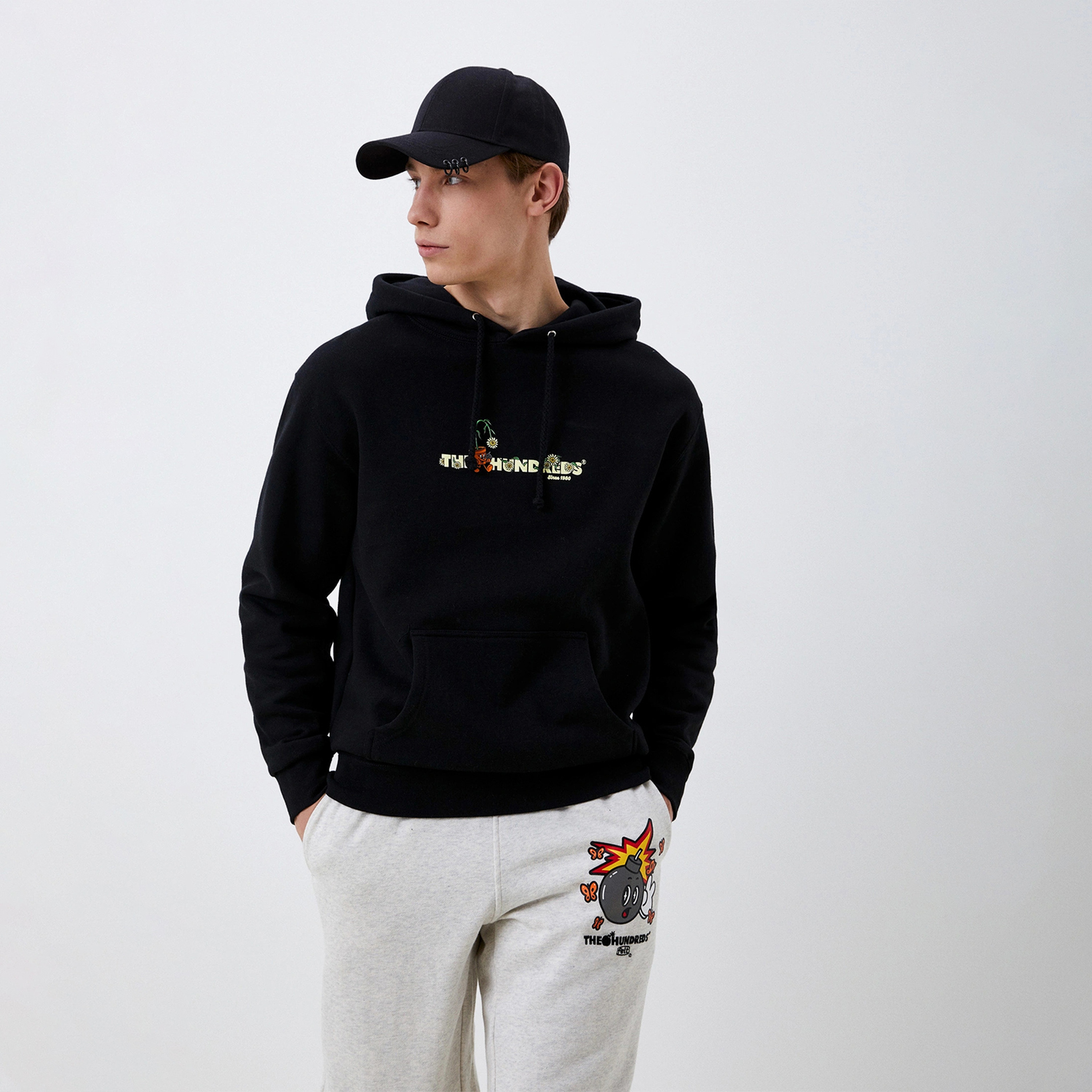 The Hundreds Passion & Patience Erkek Renkli Hoodie