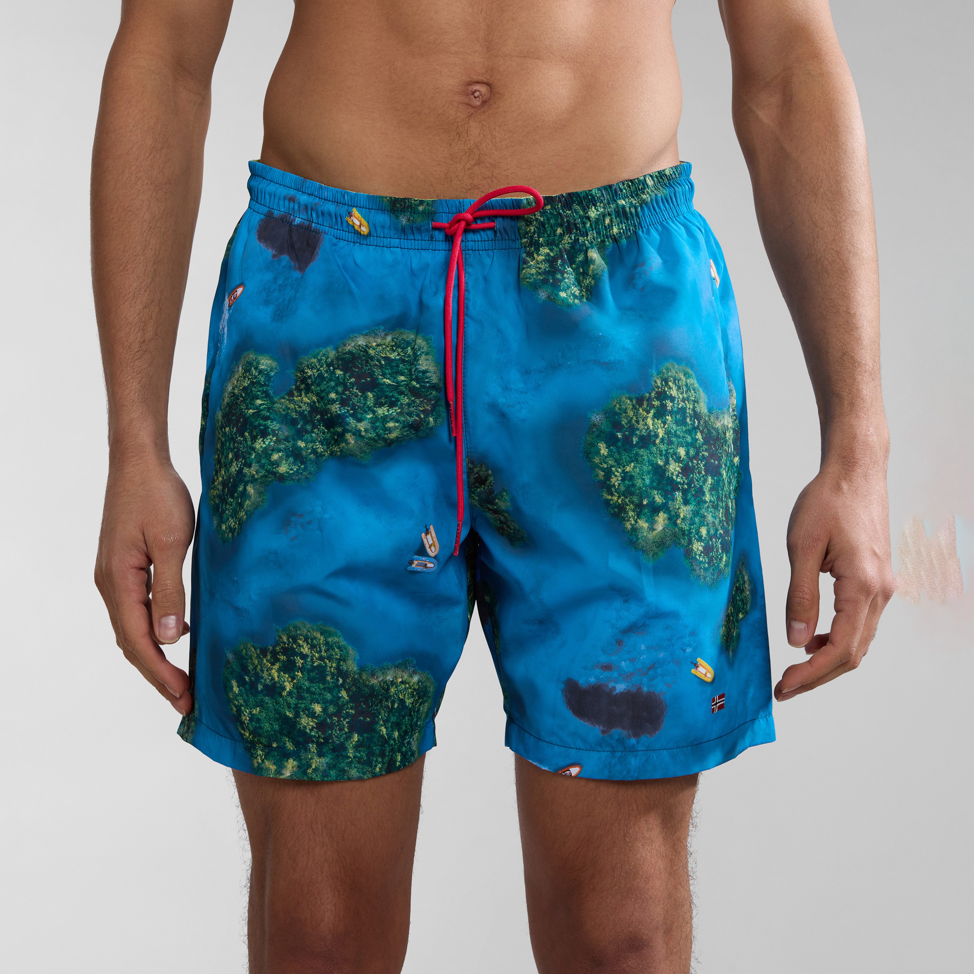 Napapijri V-inuvik Erkek Mavi Deniz Şortu