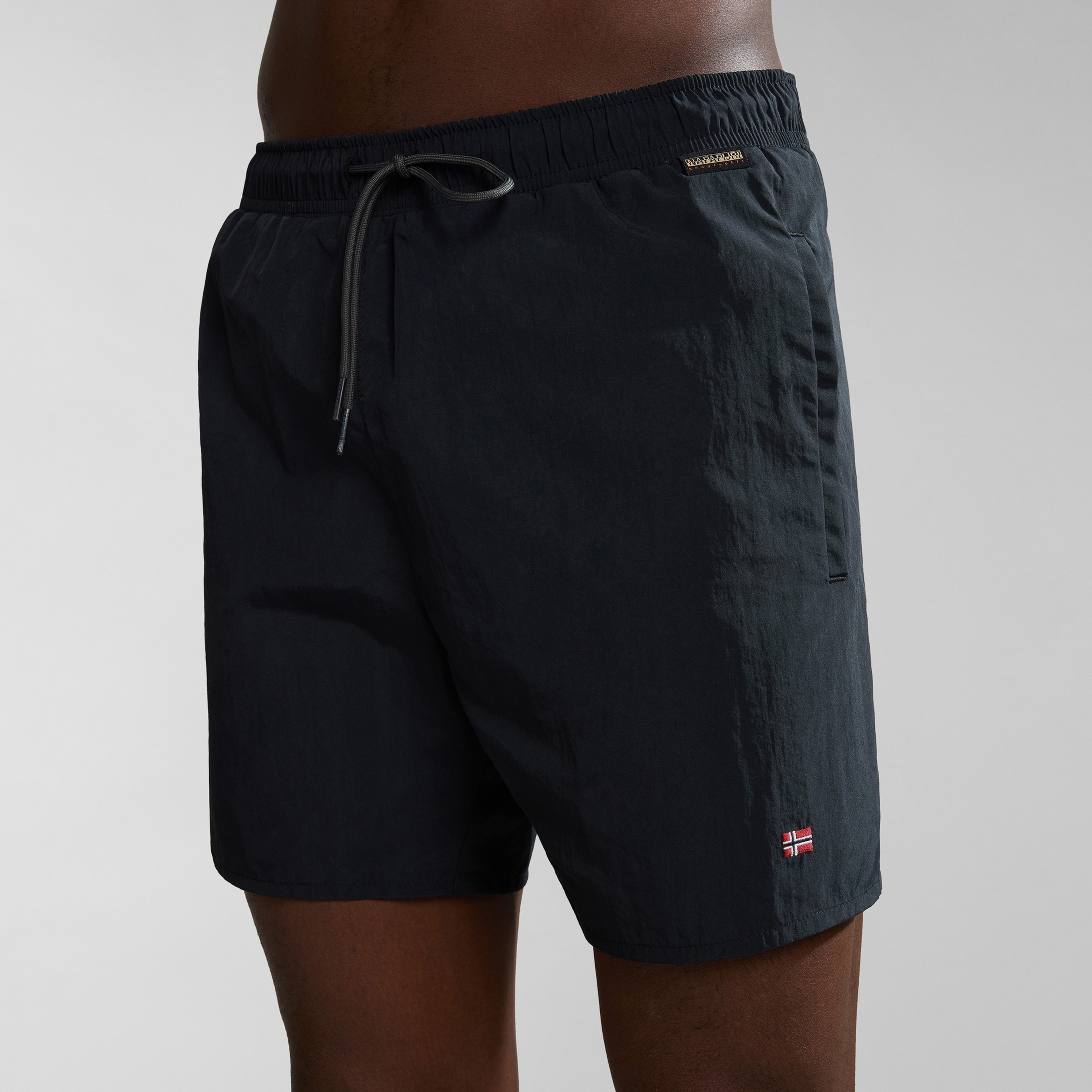 Napapijri V-Haldane Erkek Siyah Deniz Şortu