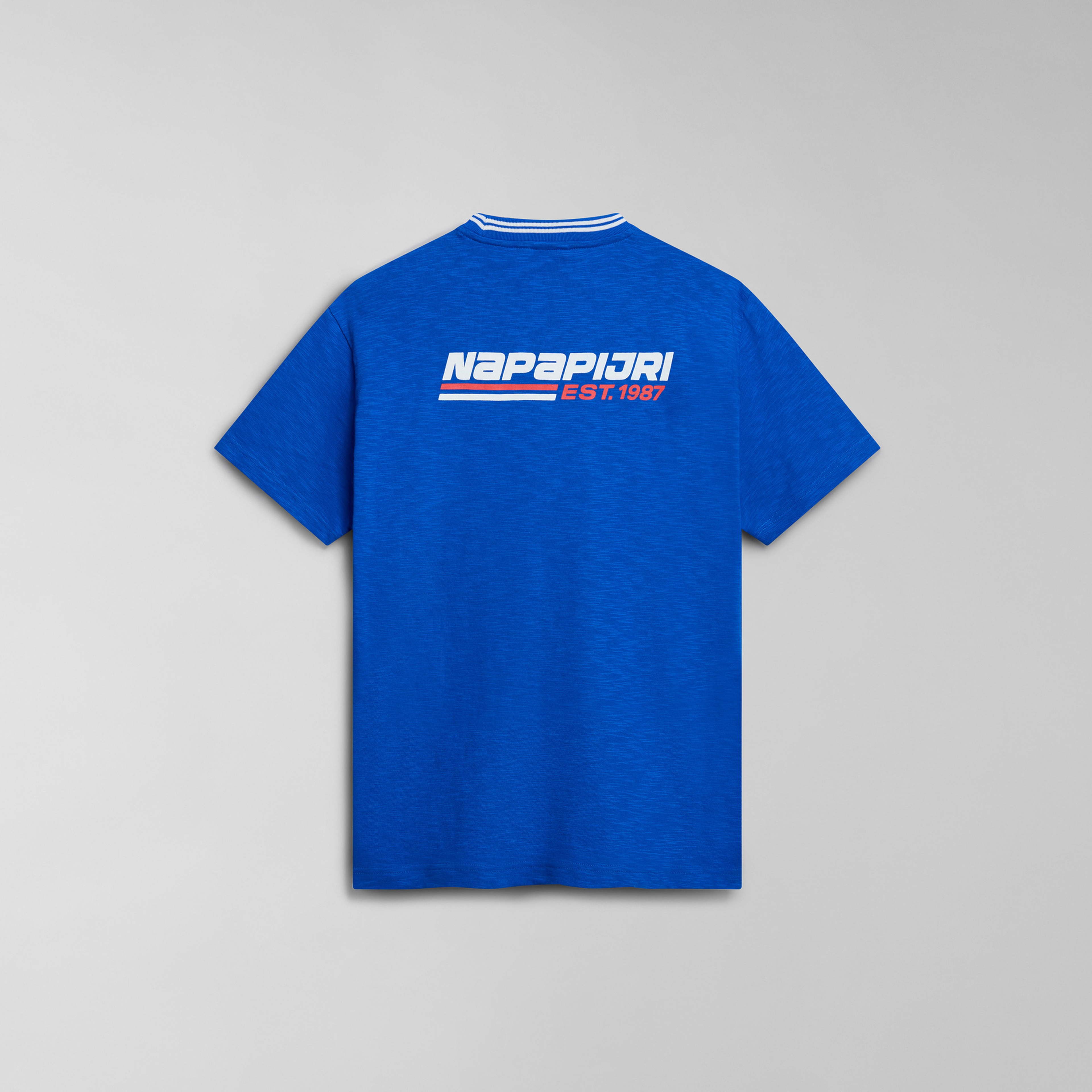 Napapijri S-Grober Unisex Mavi T-Shirt