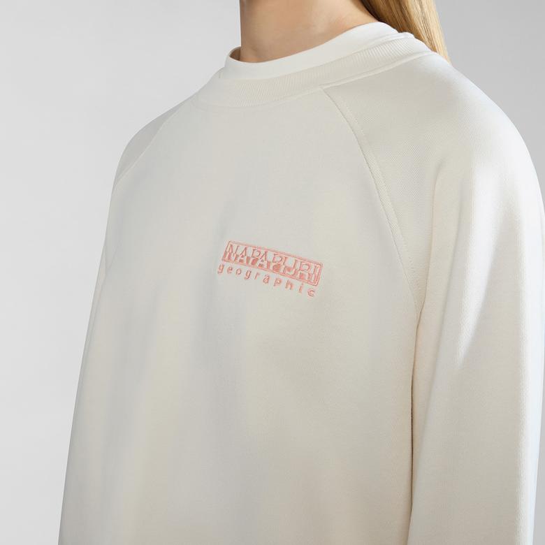 Napapijri B-Boyd C W Kadın Beyaz Hoodie