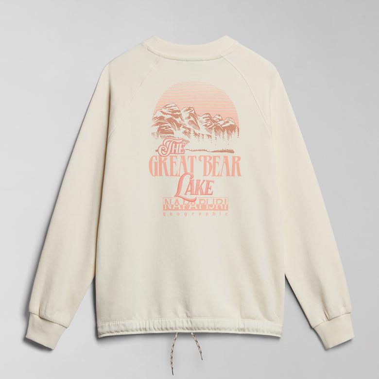 Napapijri B-Boyd C W Kadın Beyaz Hoodie