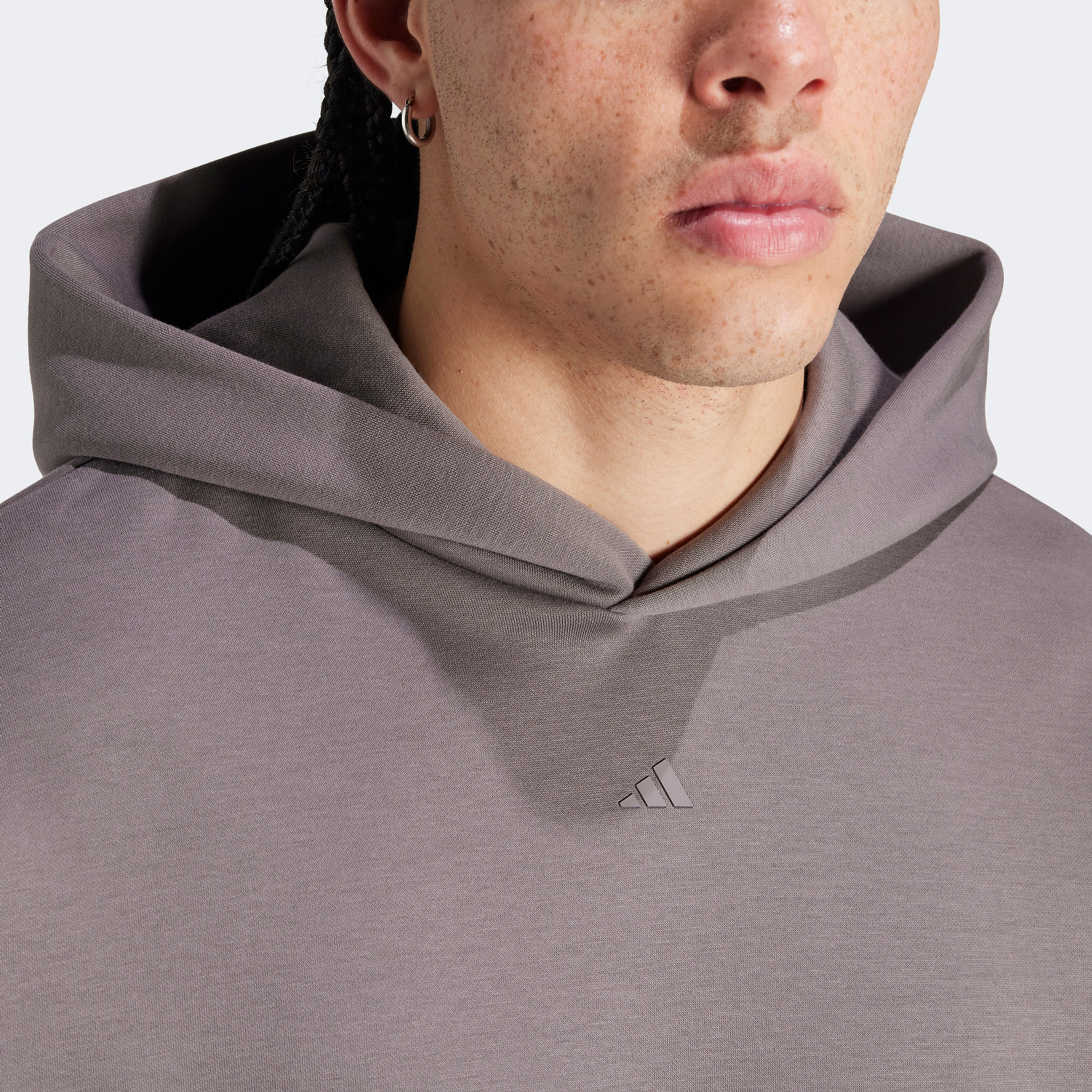 adidas One Fl Unisex Kahverengi Hoodie