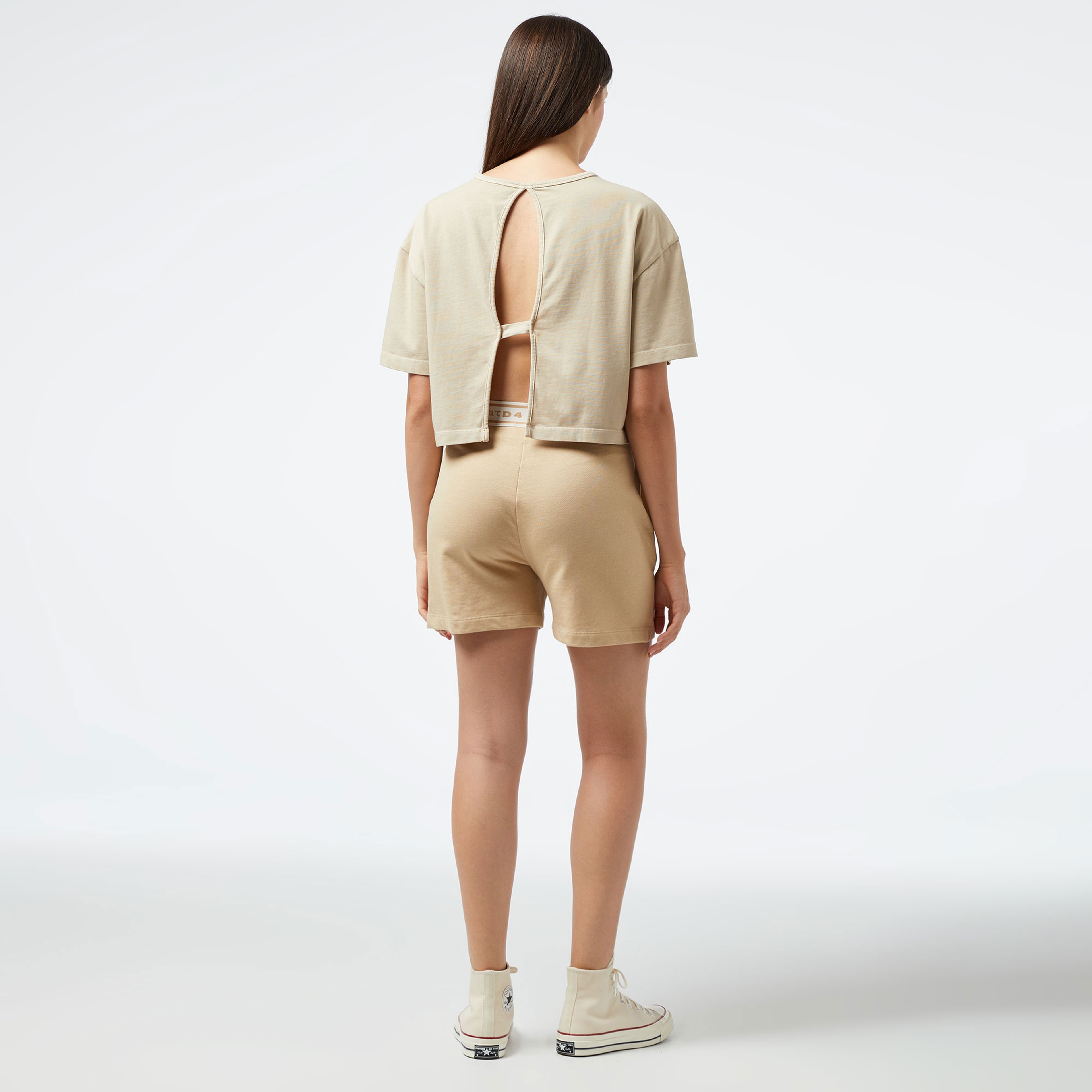 UNITED4 Kadın Bej Şort
