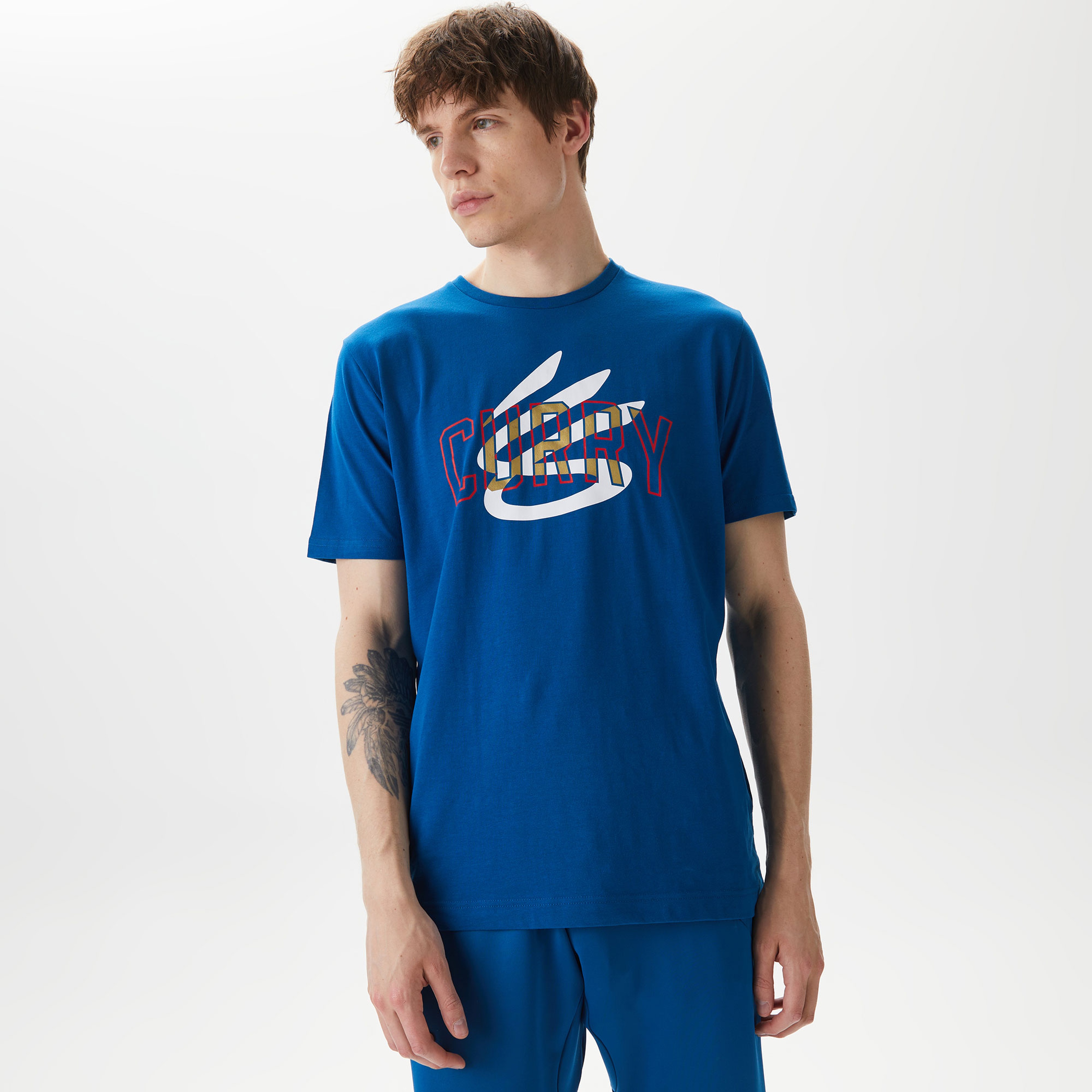Under Armour Curry EMB Erkek Lacivet T-Shirt