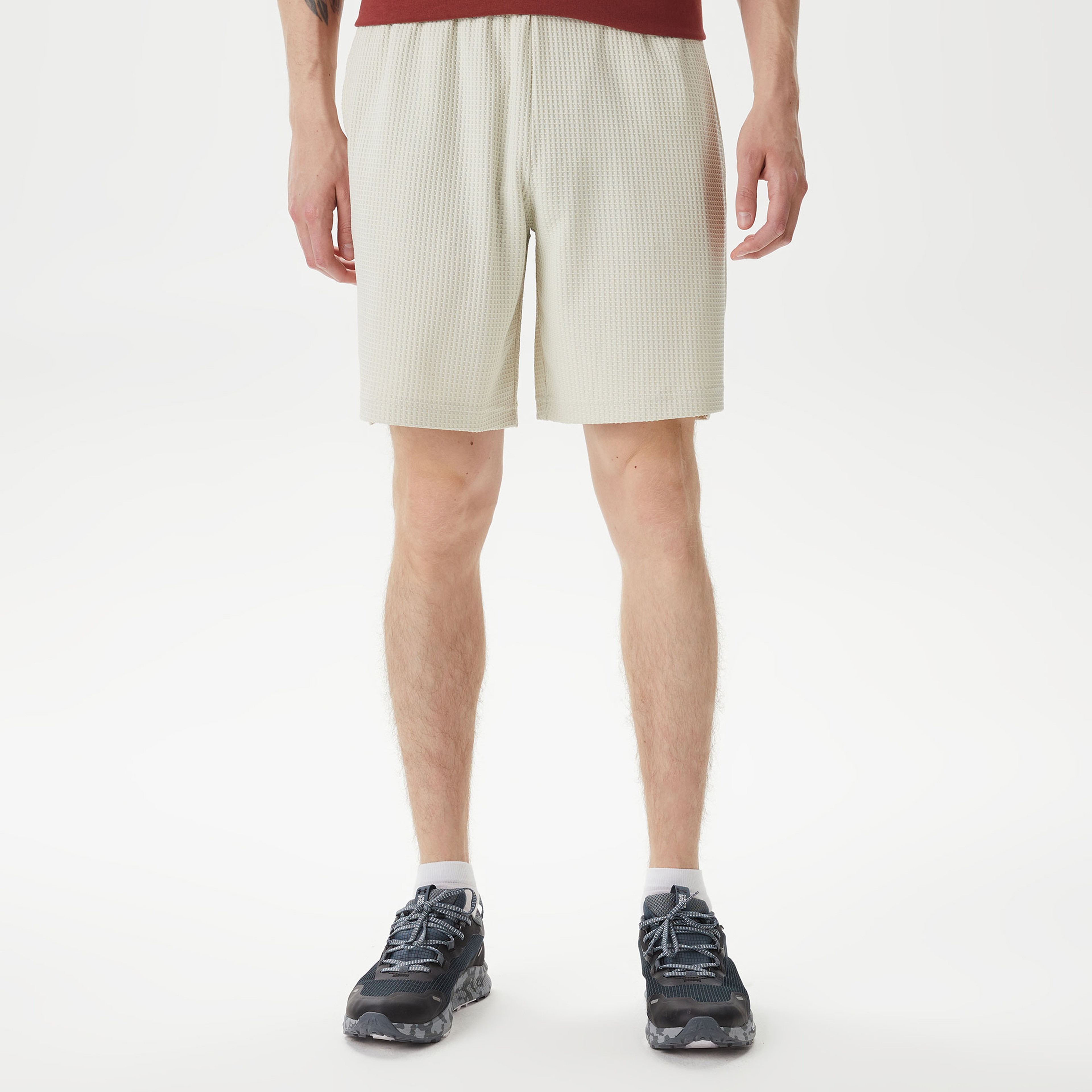 Under Armour Rival Waffle Crew Erkek Bej Şort