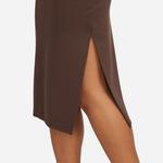 Nike Sportswear Chill Knit Sportswear Kadın Kahverengi Elbise