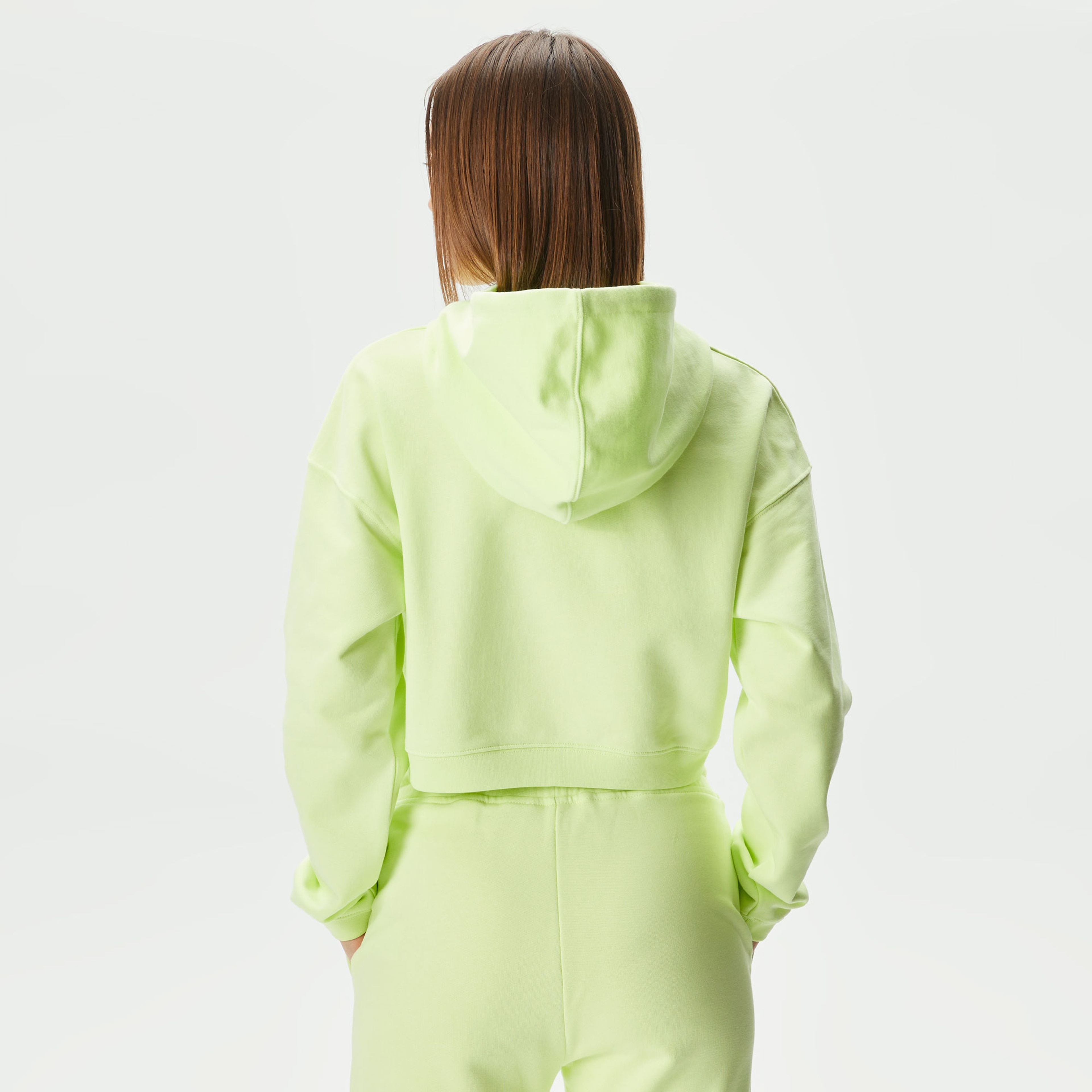 Les Benjamins Essential 301 Kadın Yeşil Hoodie