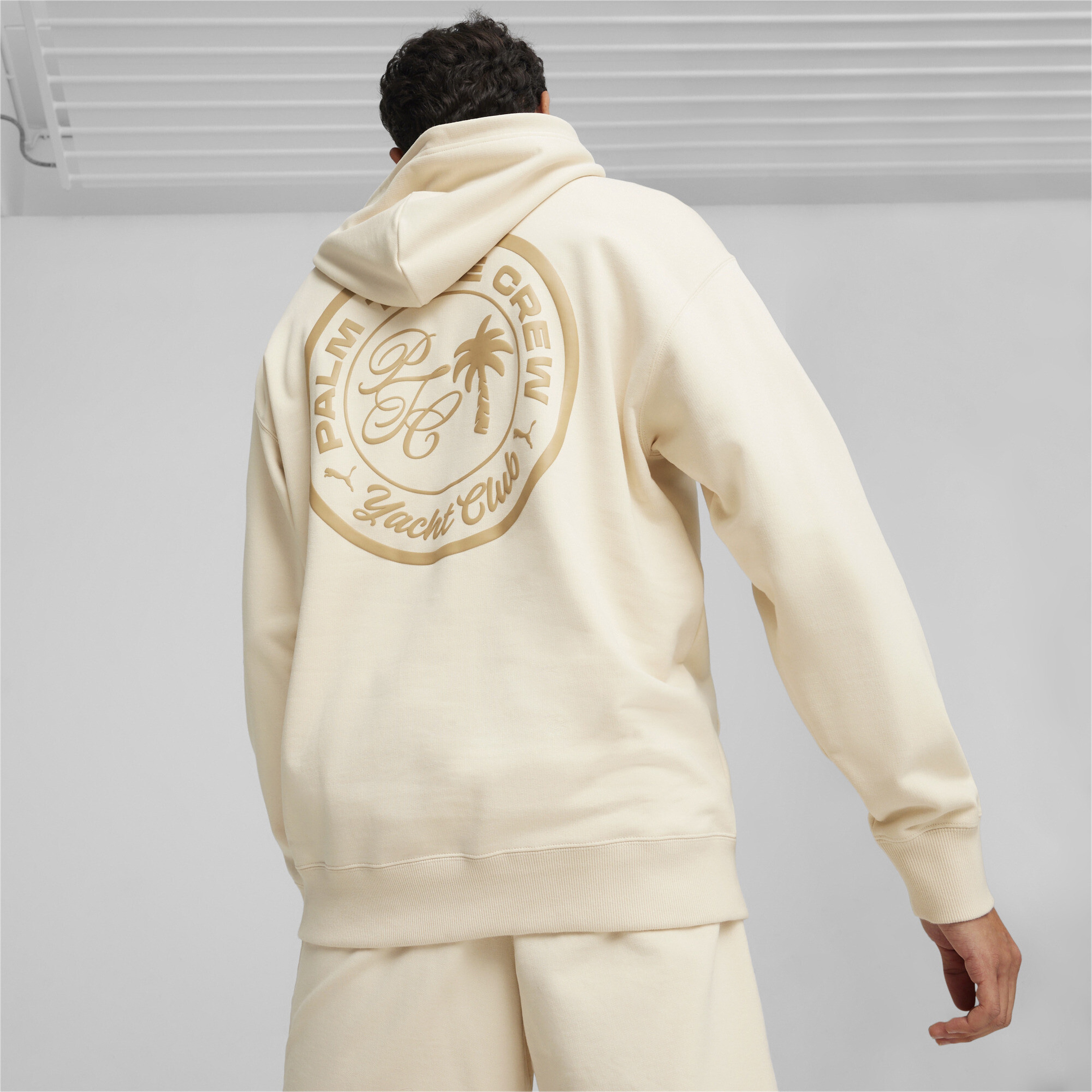 Puma X Ptc Graphic Erkek Krem Hoodie