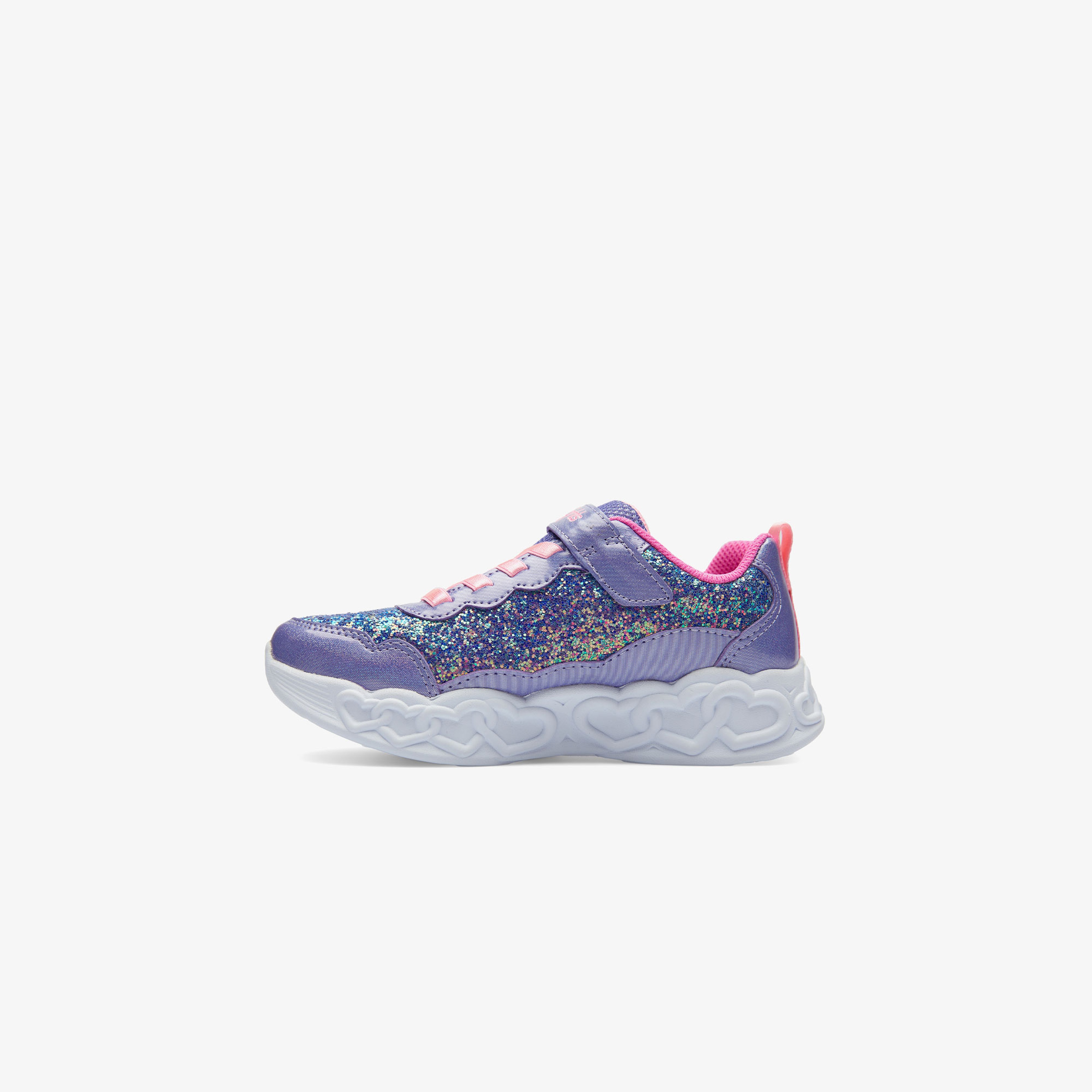 Skechers Infinite Heart Lights Çocuk Mor Spor Ayakkabı