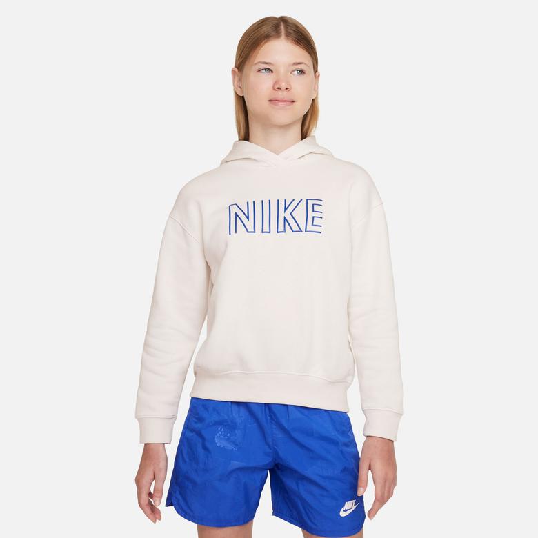 Nike Sportswear Çocuk Beyaz Hoodie