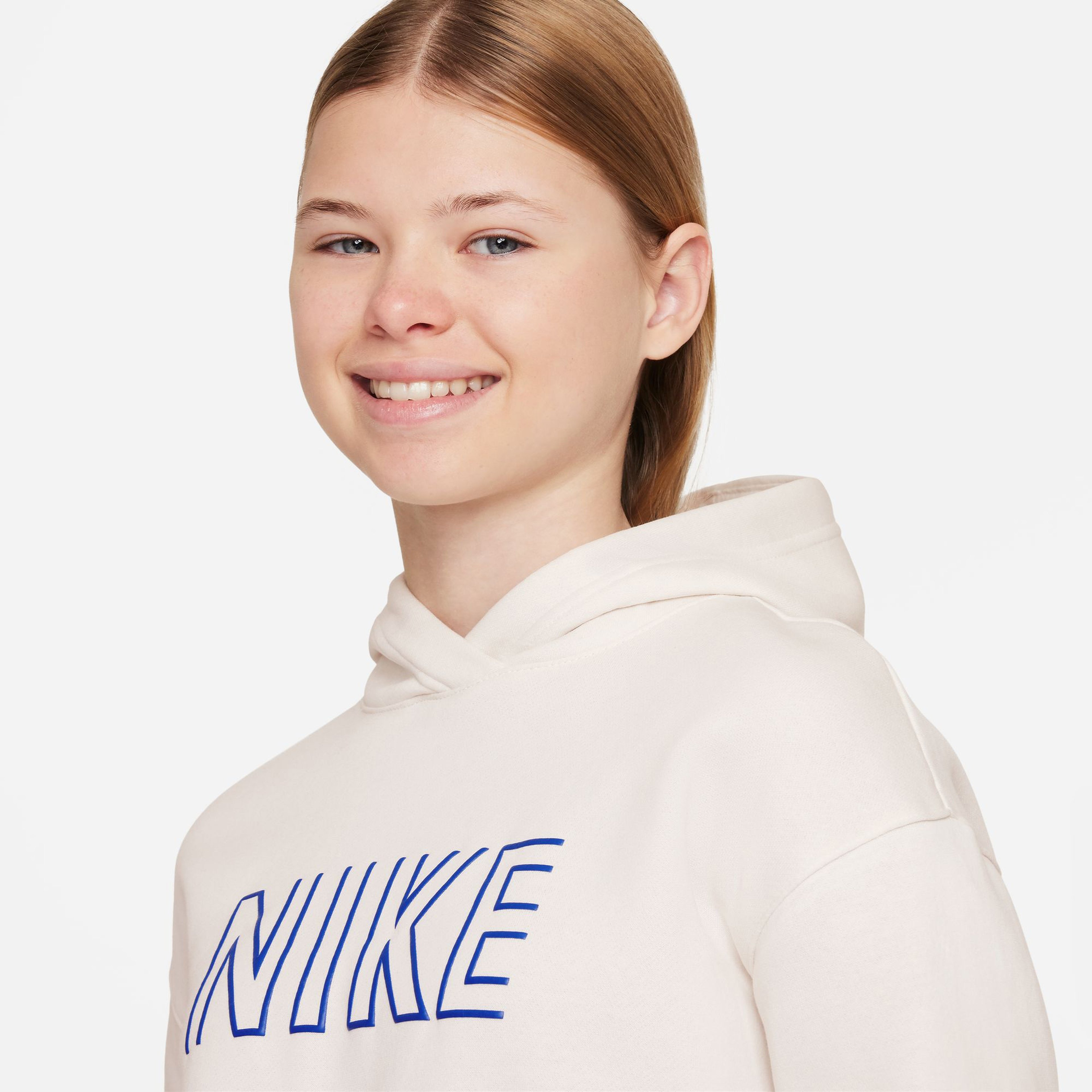 Nike Sportswear Çocuk Beyaz Hoodie