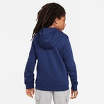 Nike Sportswear Si Flc Po Çocuk Mavi Hoodie