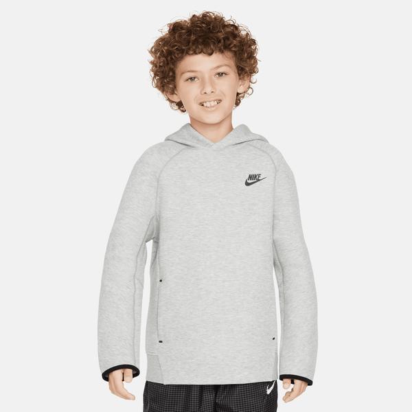 Nike Sportswear Tech Flc Po Çocuk Gri Hoodie